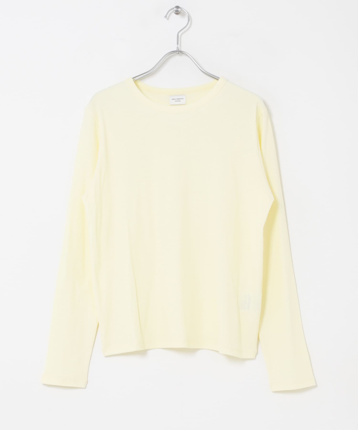 ハイツイストコットンロングスリーブTシャツ