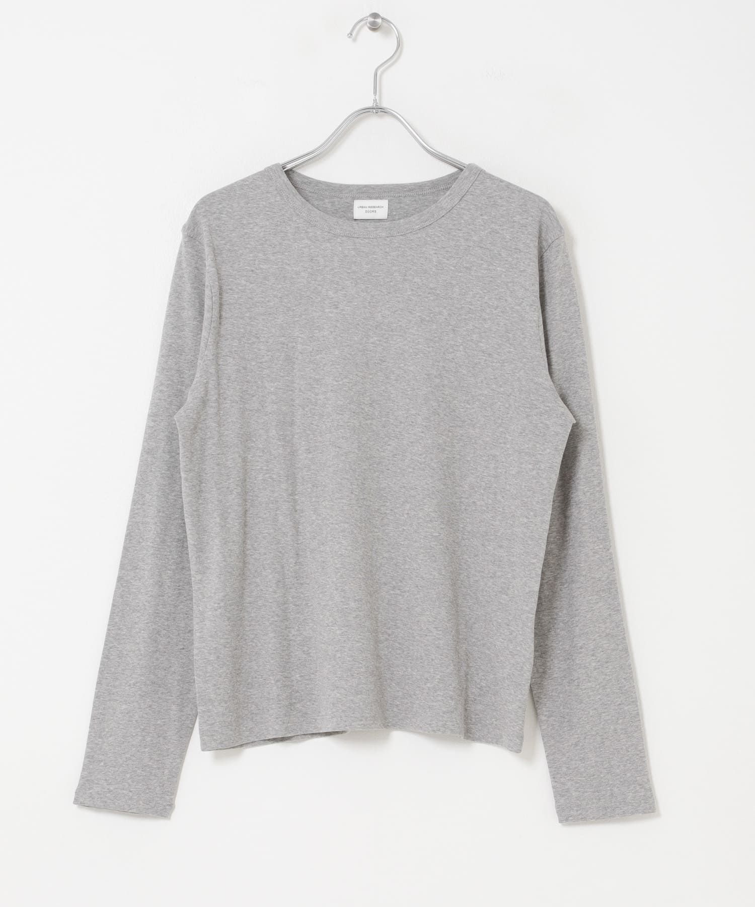 ハイツイストコットンロングスリーブTシャツ GRAY Free