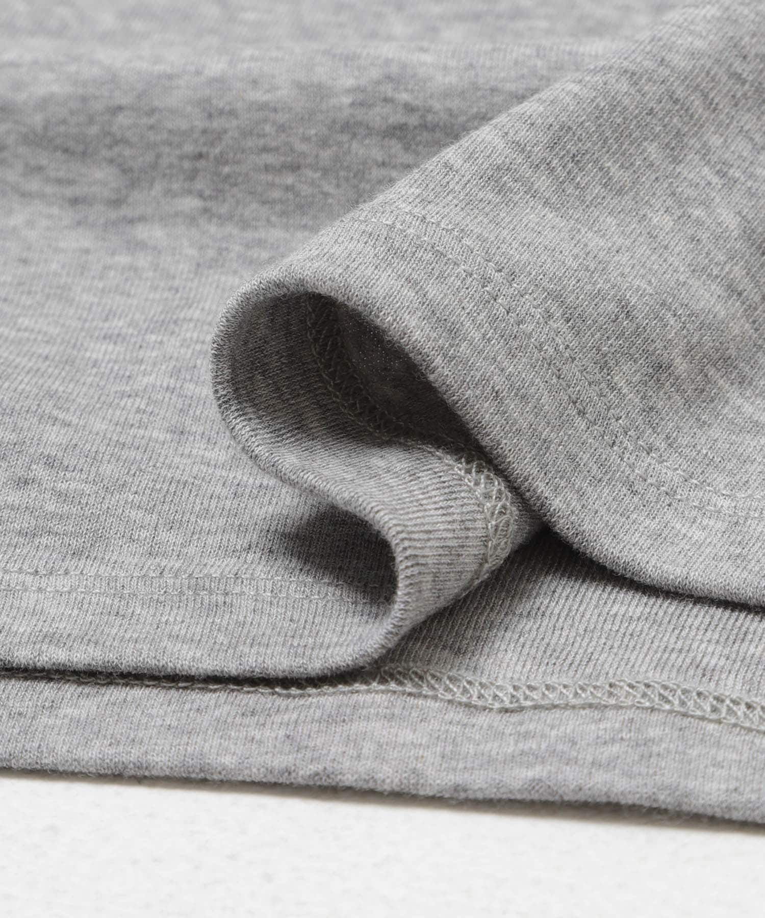 ハイツイストコットンロングスリーブTシャツ GRAY Free