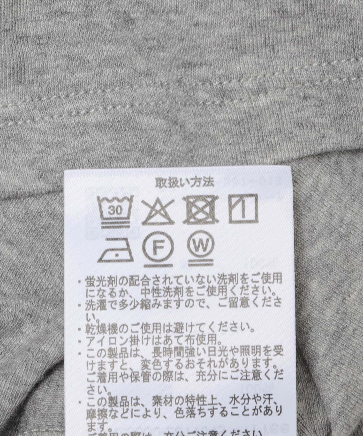ハイツイストコットンロングスリーブTシャツ GRAY Free