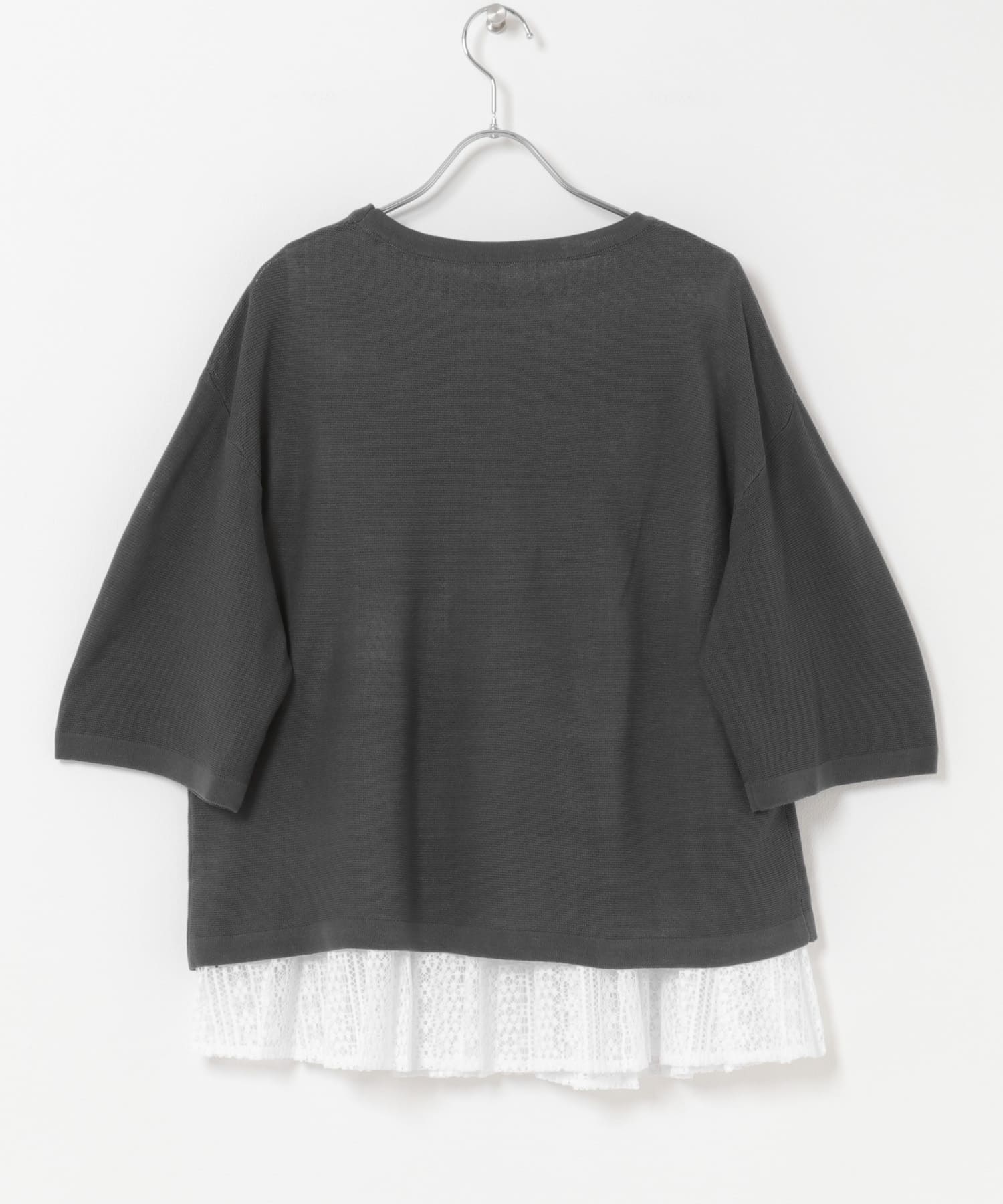 レースインナーSETニット CHARCOAL Free