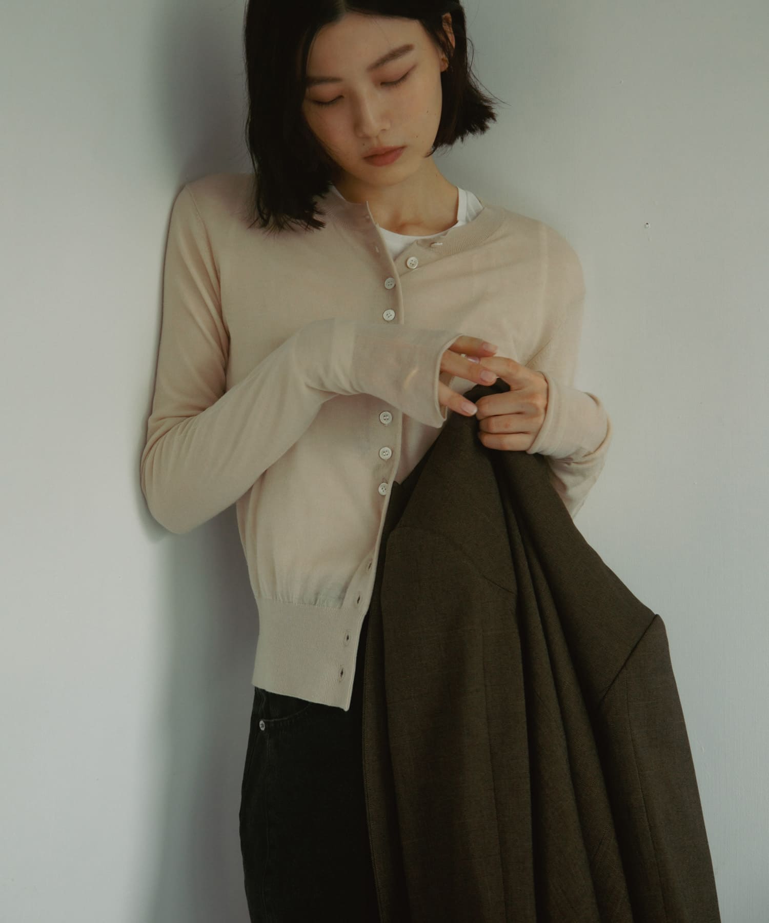 Soft Wool Button Cardigan
