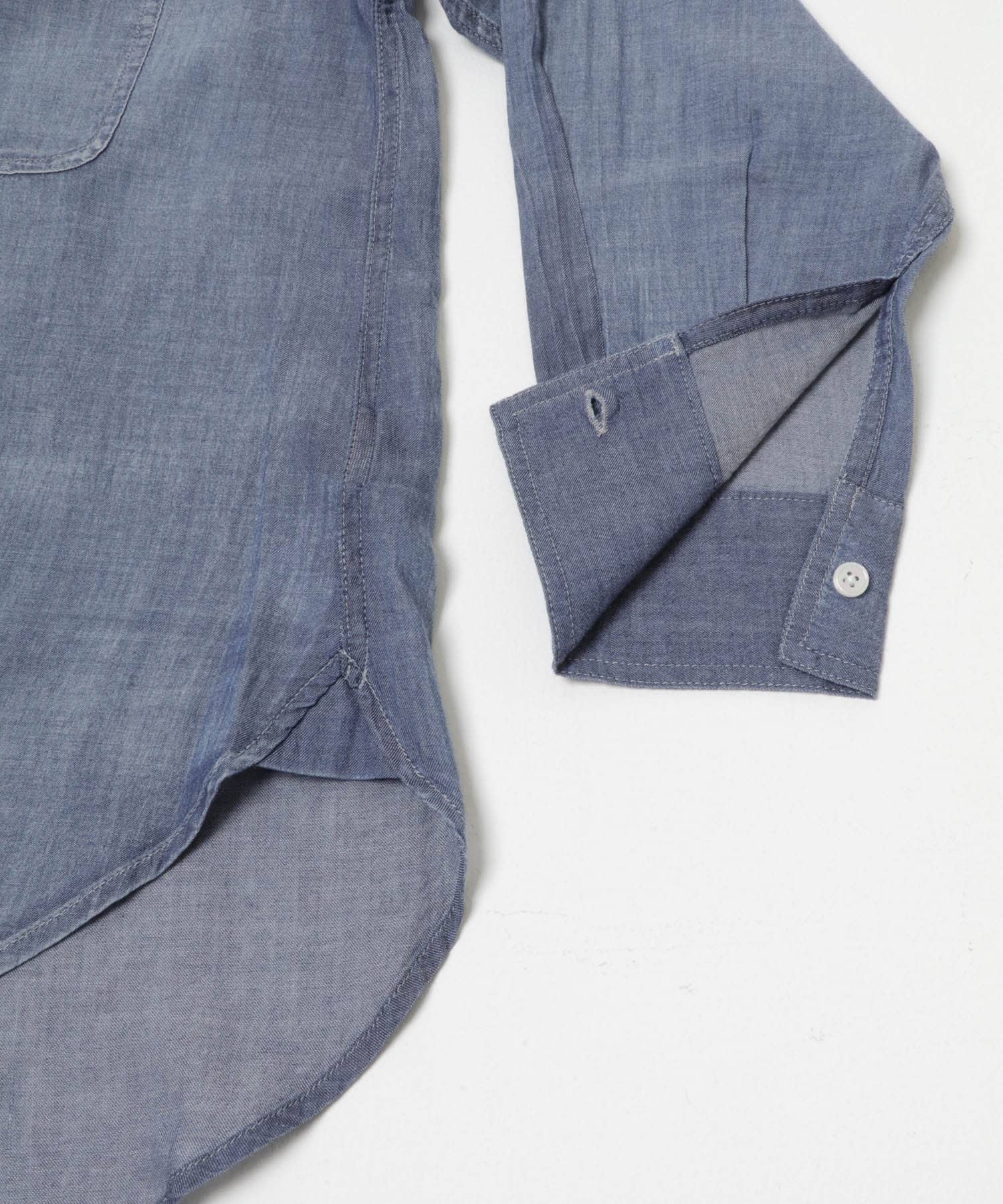 シアーデニムシャツ INDIGO Free