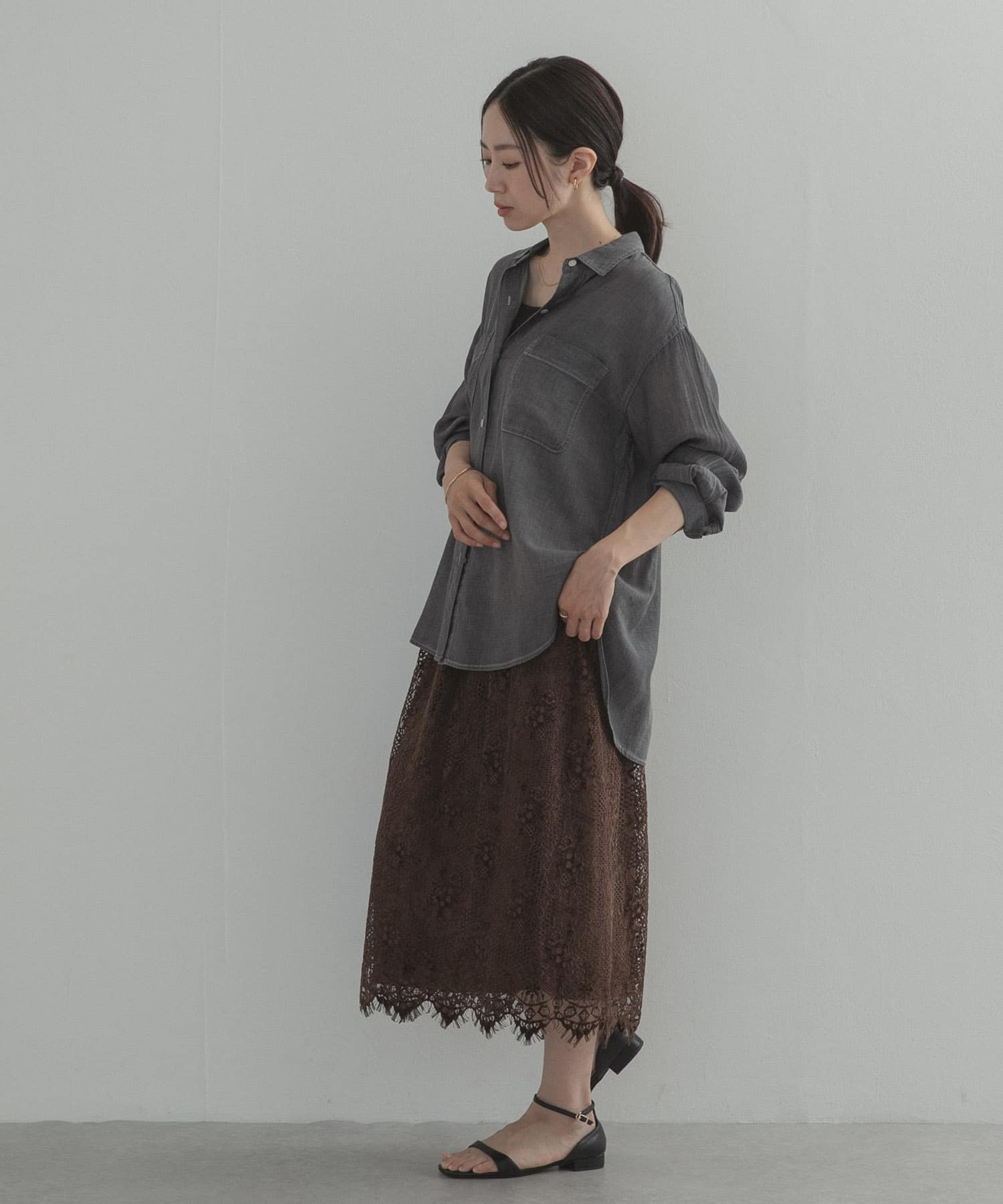身長：162cm サイズ：Free