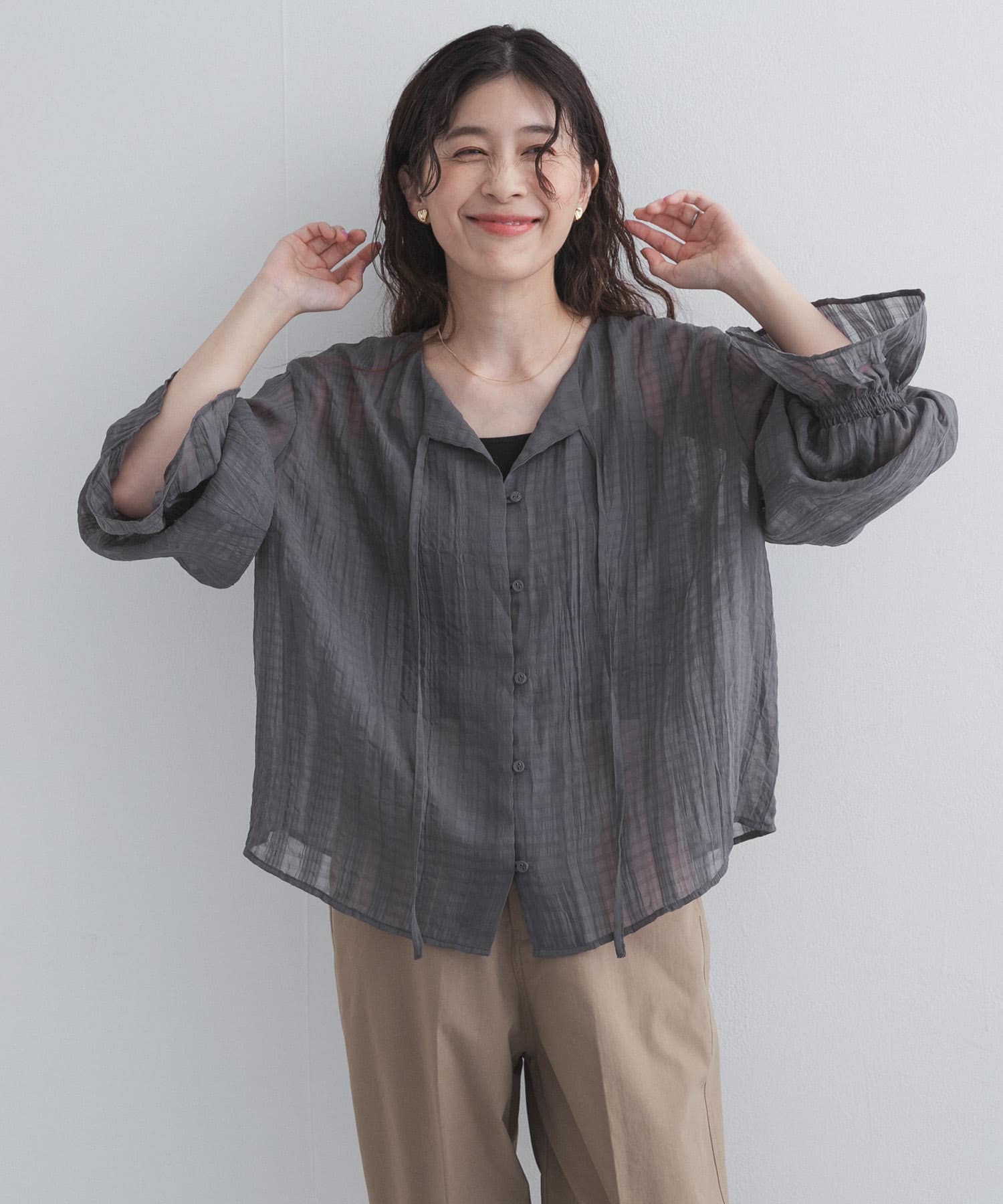 身長：162cm サイズ：Free