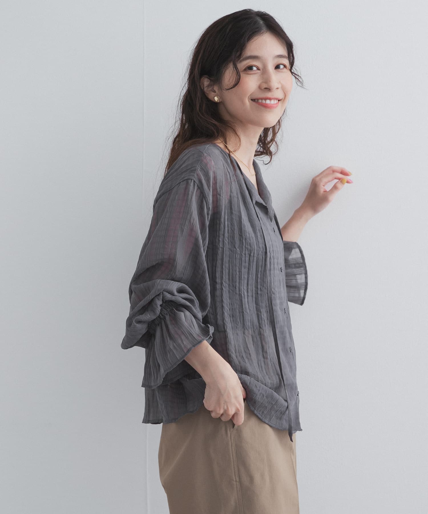 身長：162cm サイズ：Free