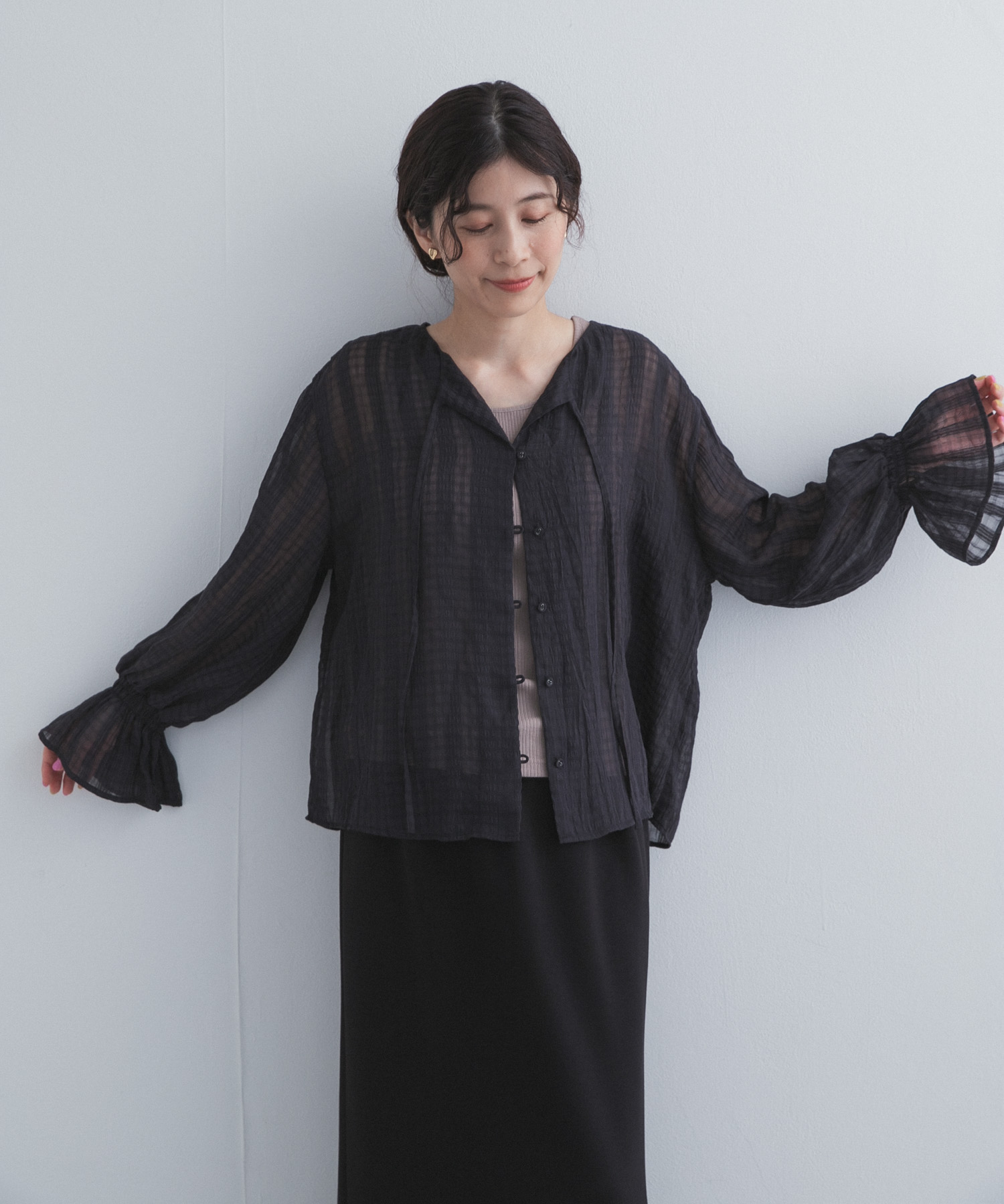 身長：162cm サイズ：Free