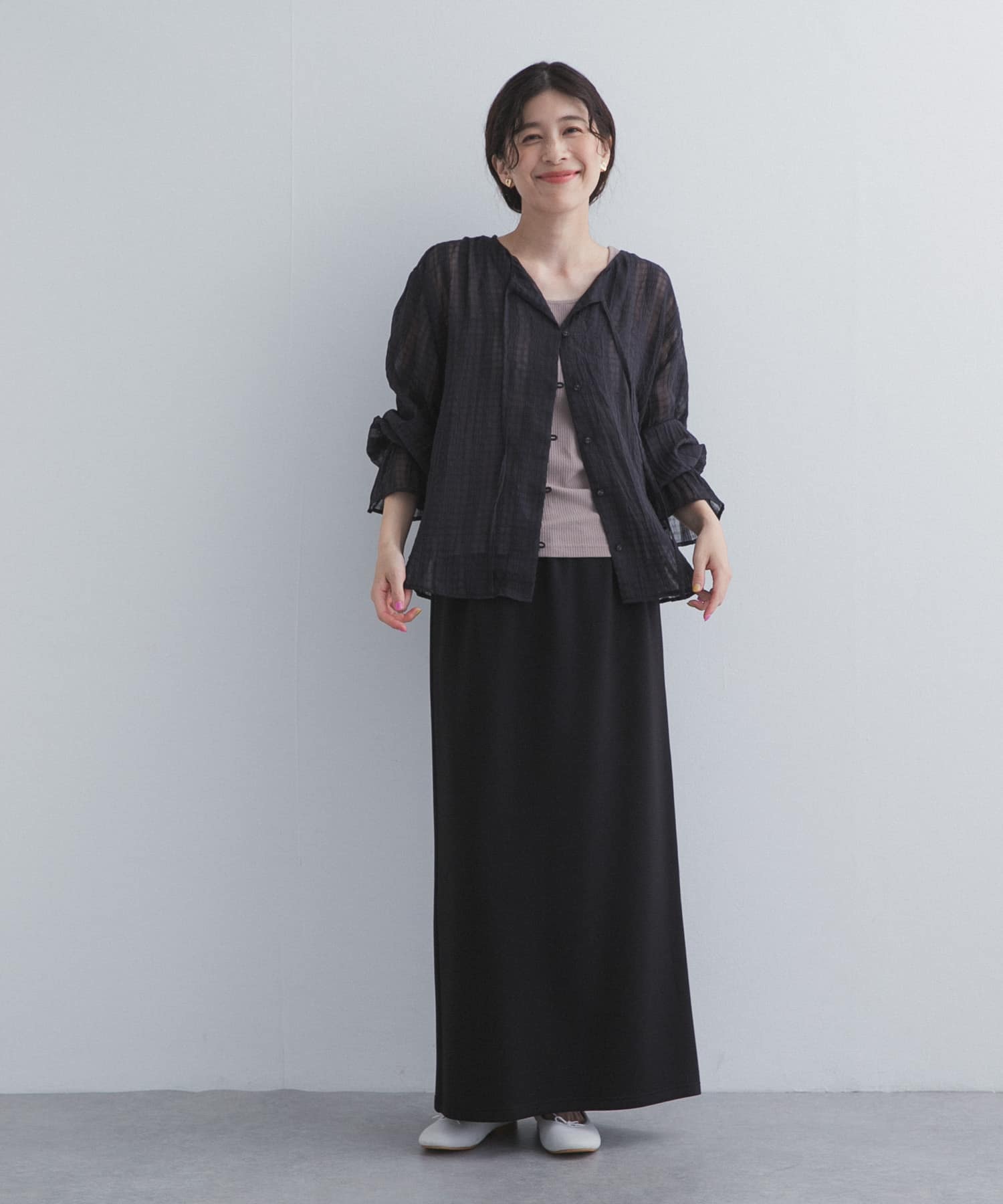 身長：162cm サイズ：Free