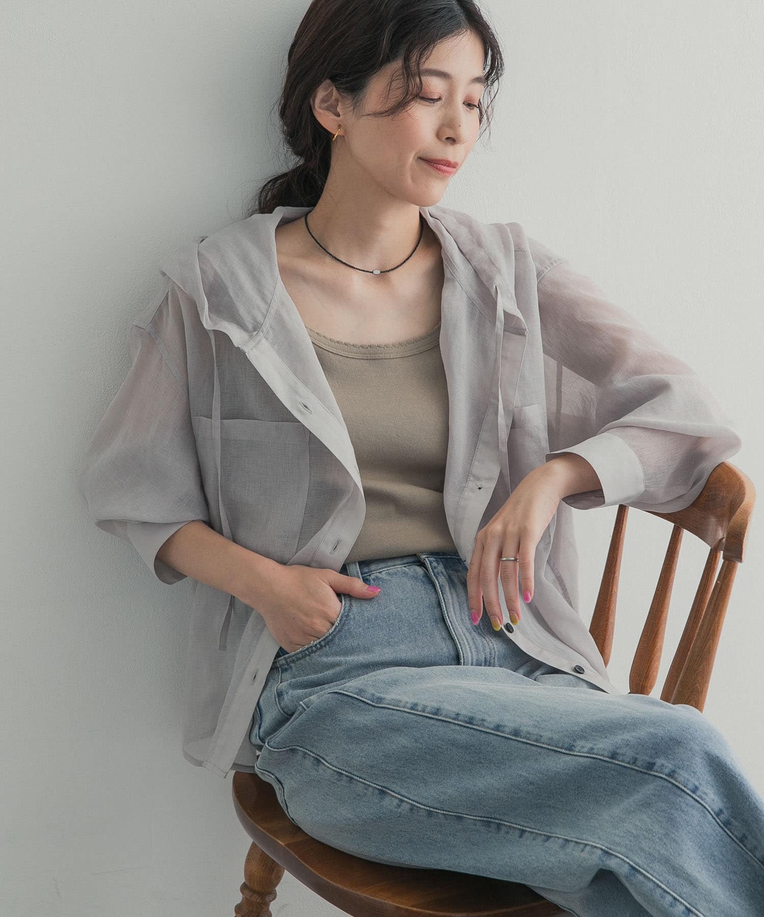 身長：162cm サイズ：Free