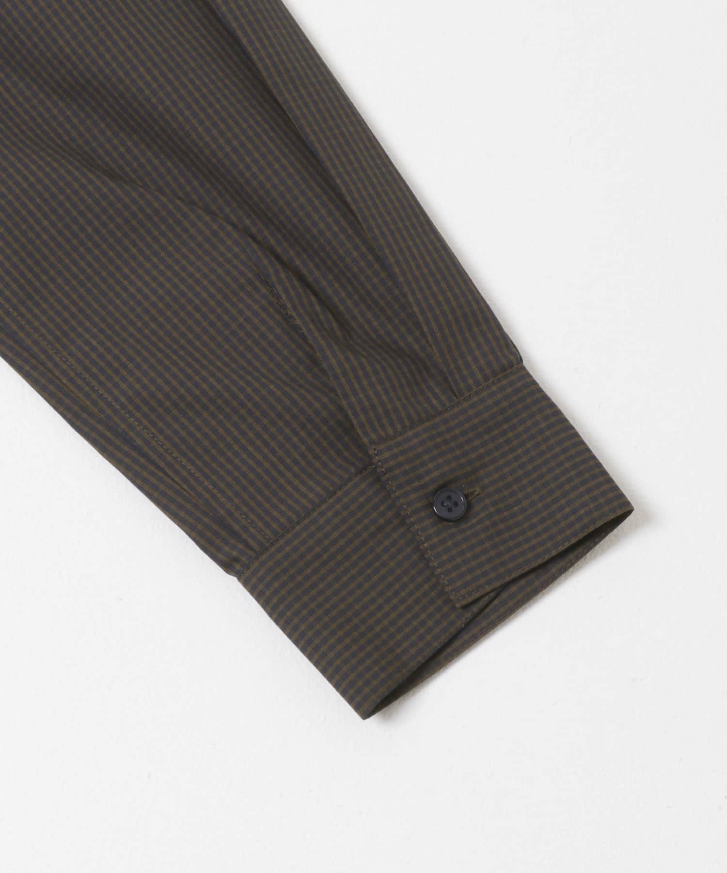 『UR TECH』Aircare ショートコクーンシャツ BRN CHECK Free