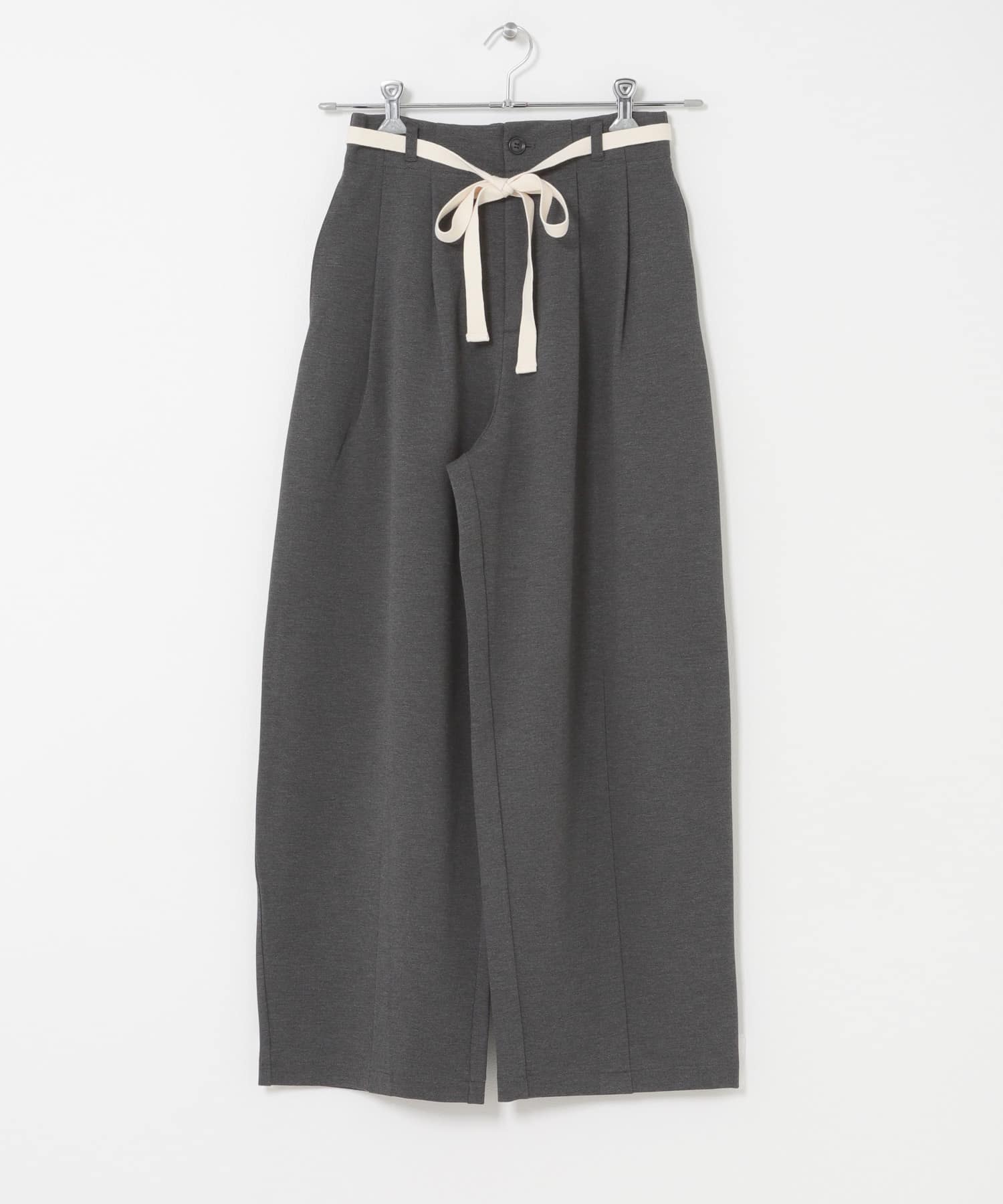 ウエストリボンカットカーブパンツ TOP CCL S