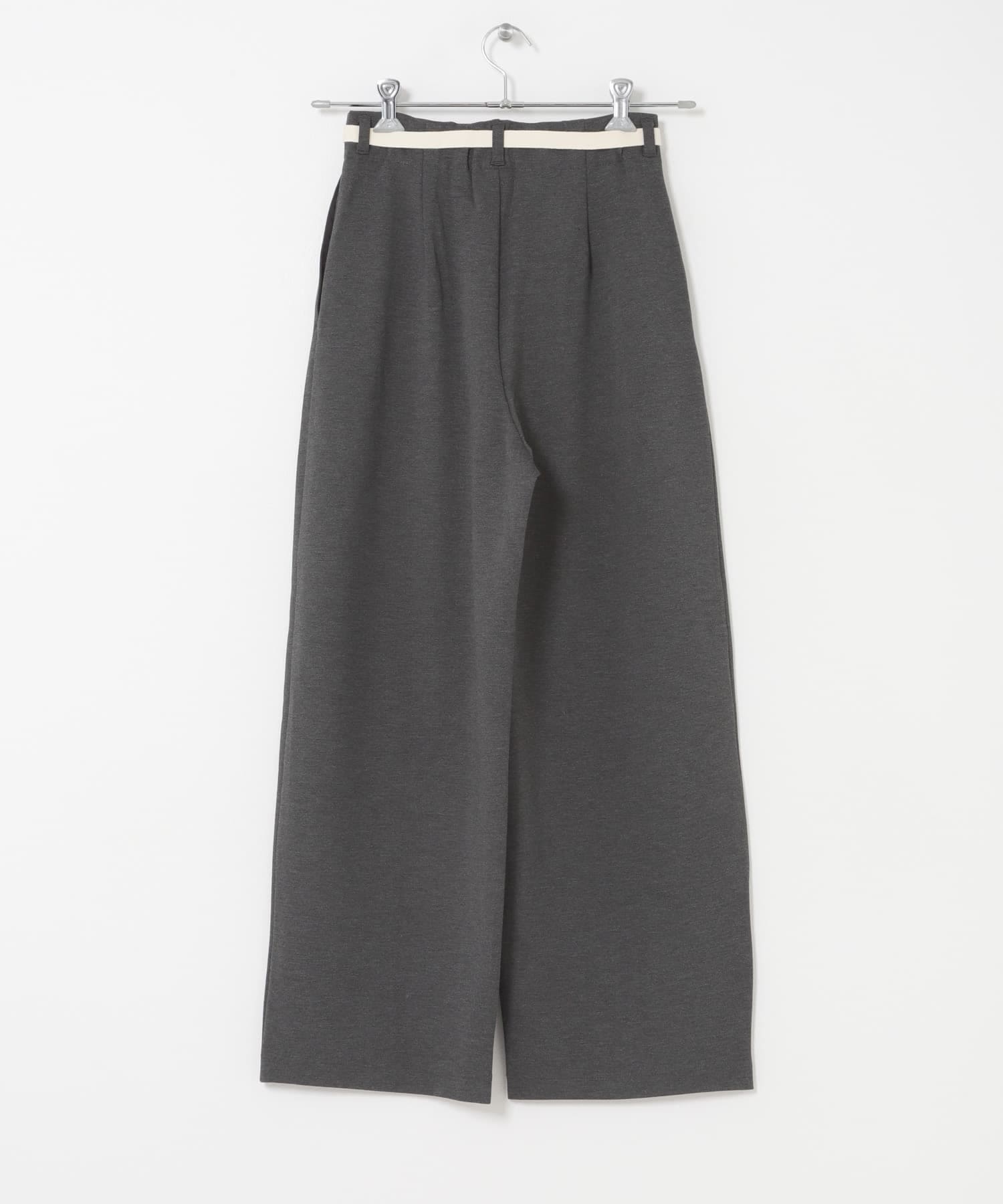 ウエストリボンカットカーブパンツ TOP CCL S