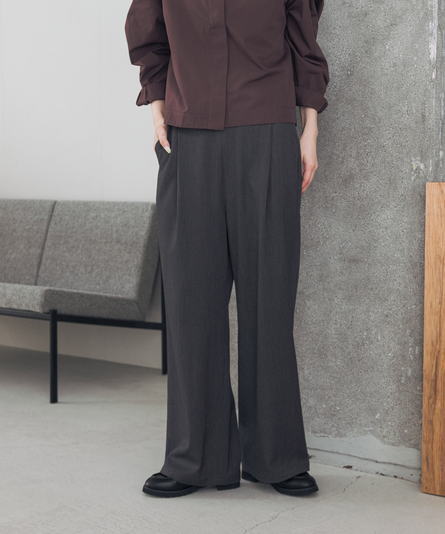 身長：169cm サイズ：L