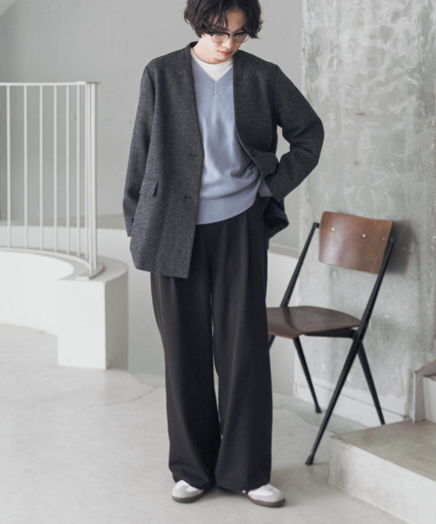 身長：169cm サイズ：L