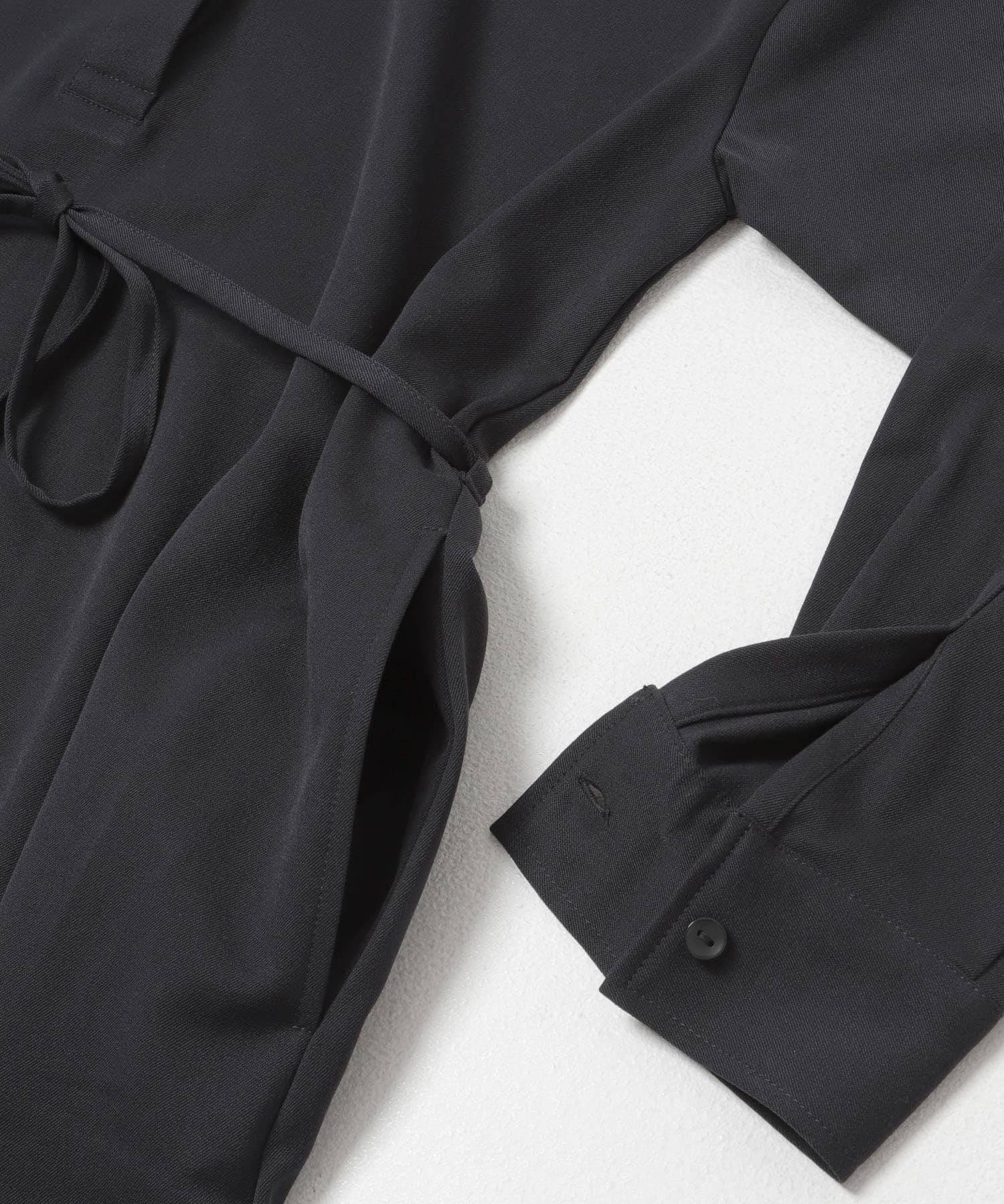 『UR TECH』完声ヘンリーネックワンピース CHARCOAL Free