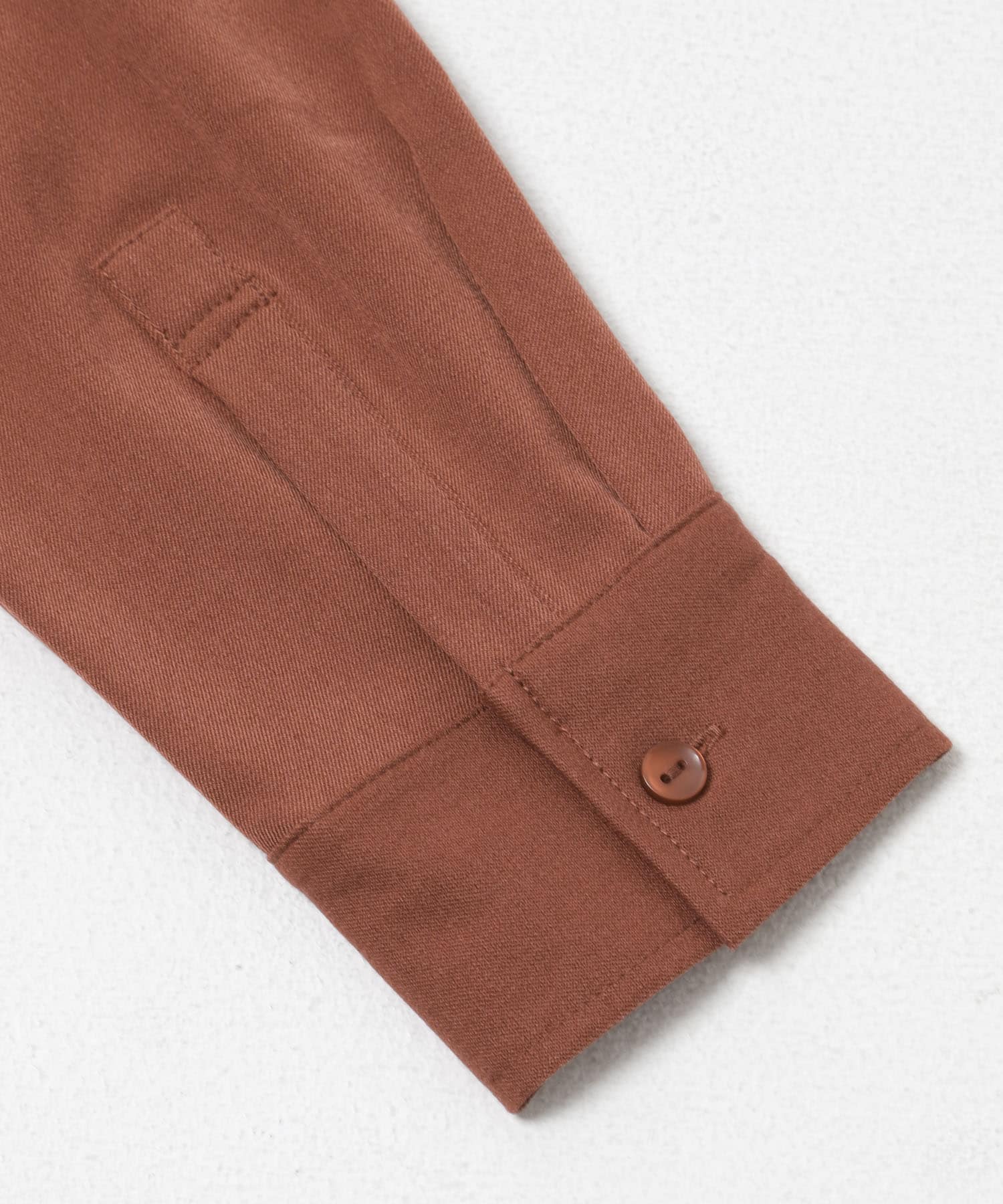 『UR TECH』完声ヘンリーネックワンピース TERRACOTTA Free