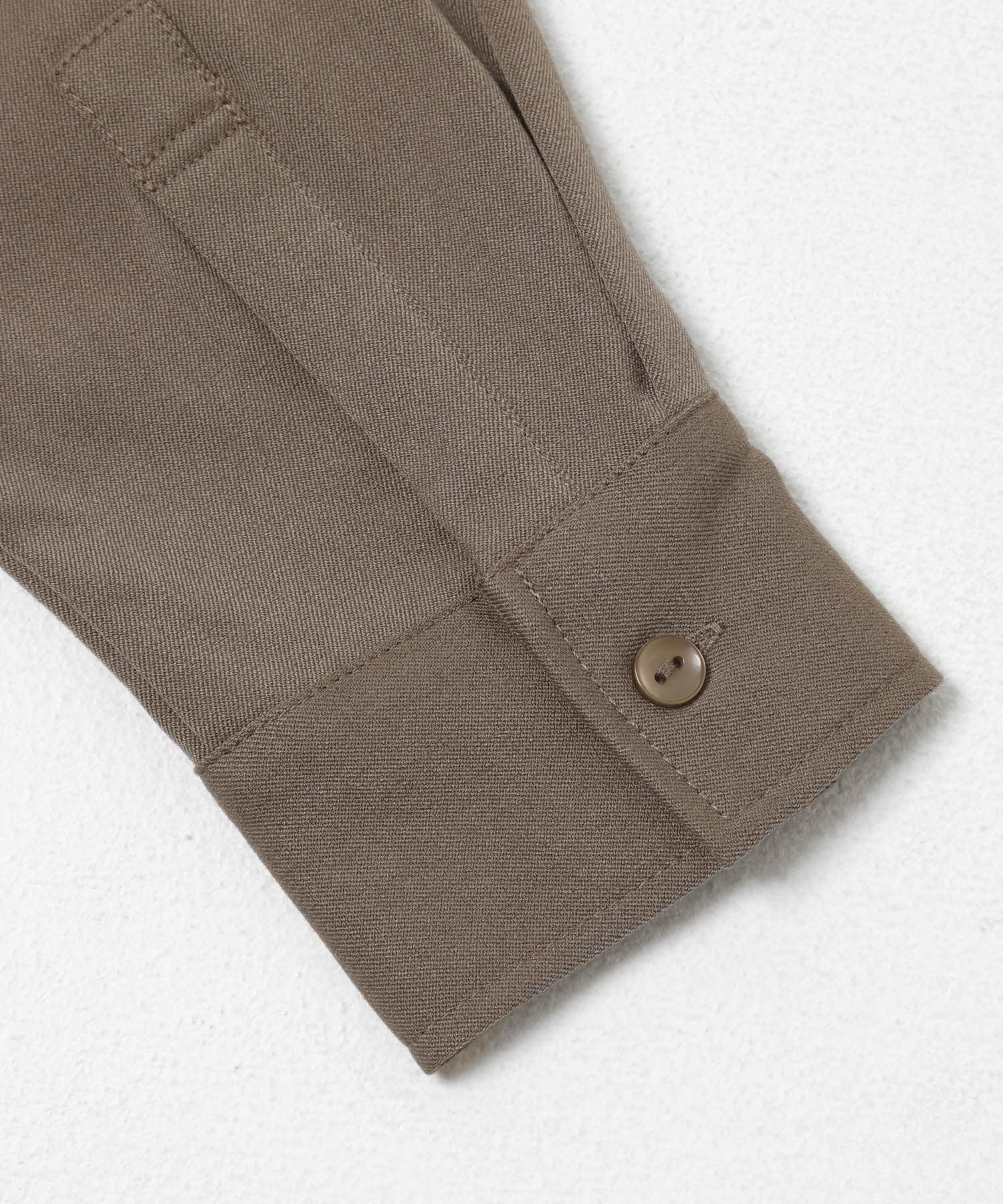 『UR TECH』完声ヘンリーネックワンピース BEIGE Free