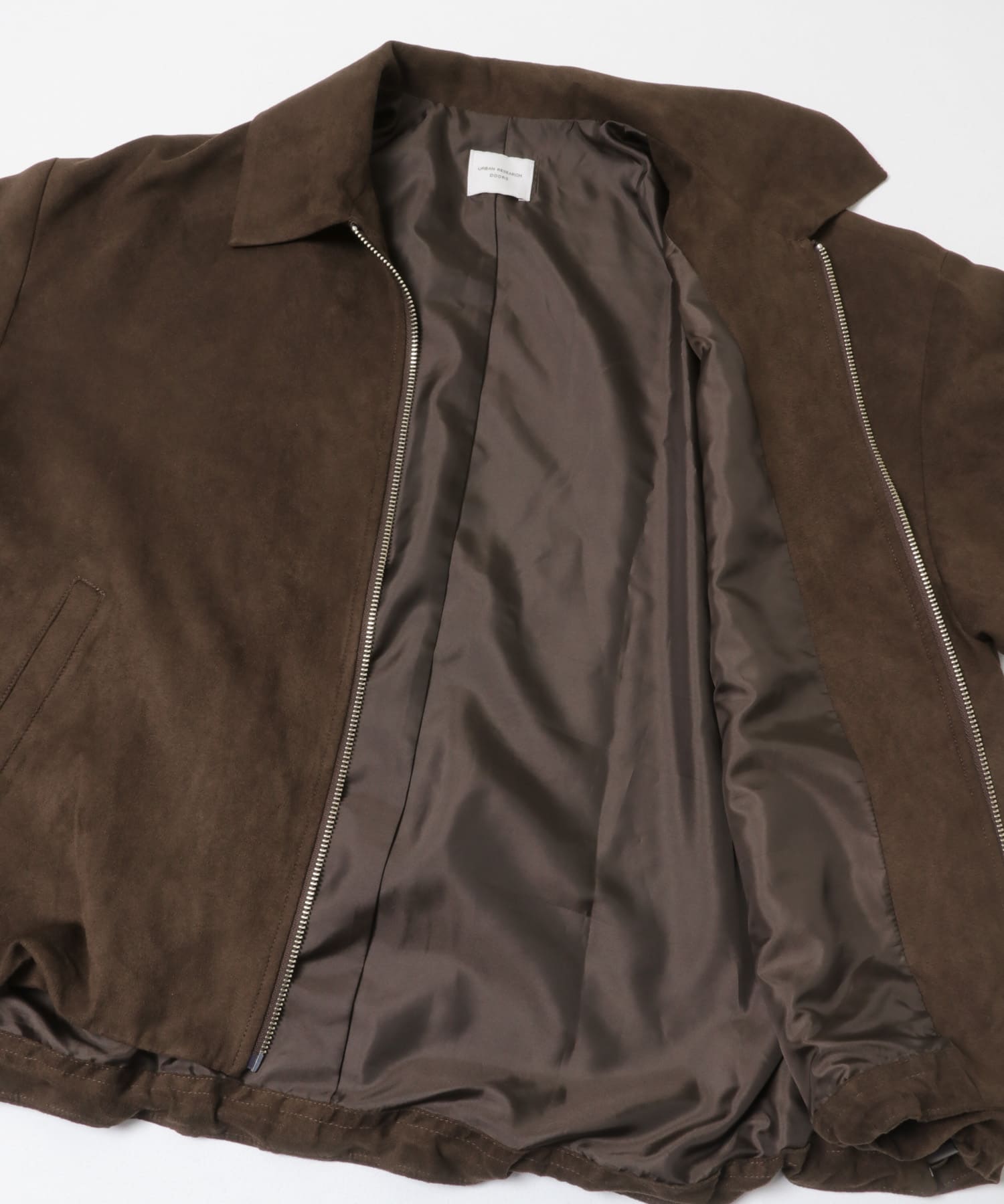 スウェードライクブルゾン BROWN Free