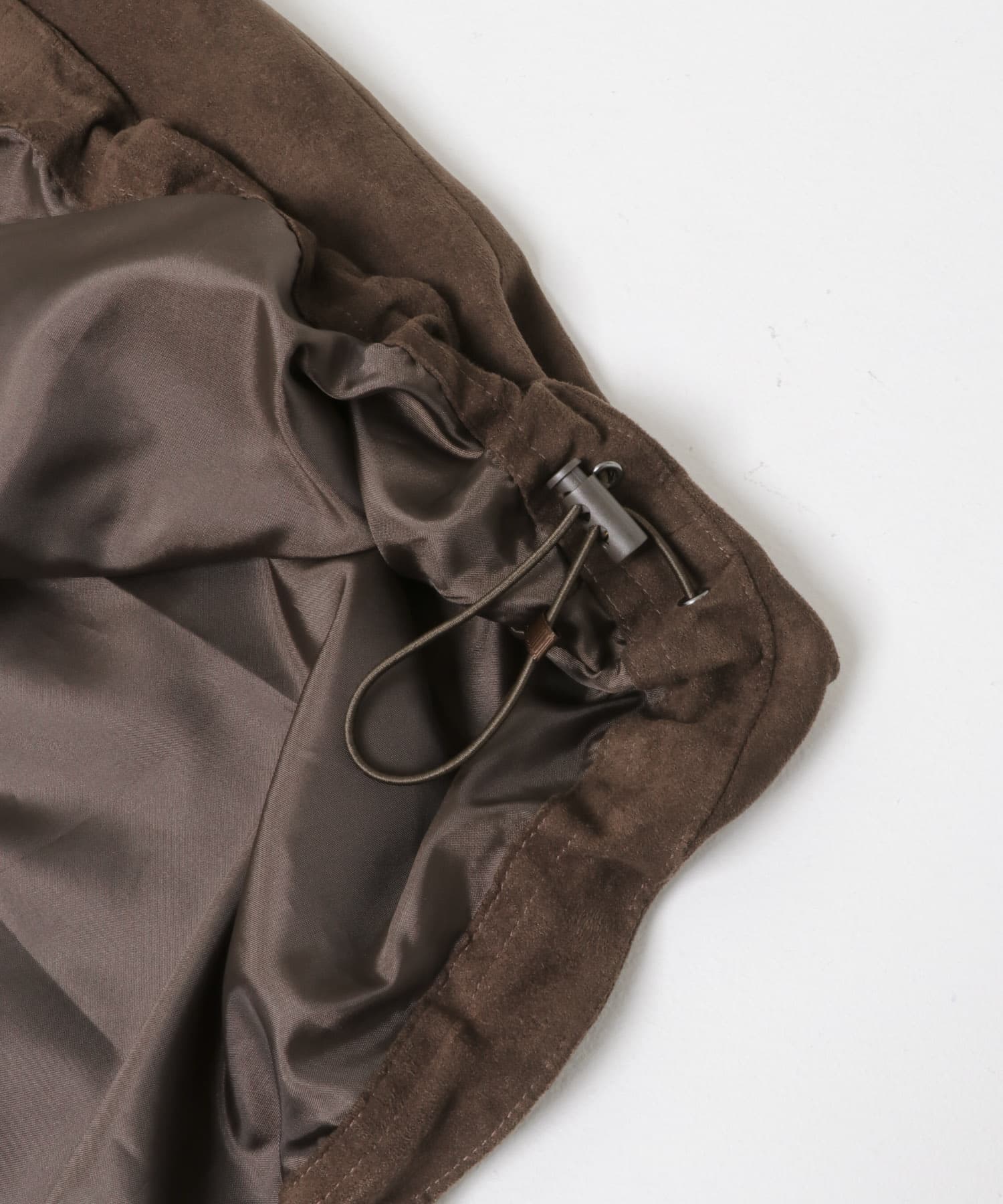 スウェードライクブルゾン BROWN Free