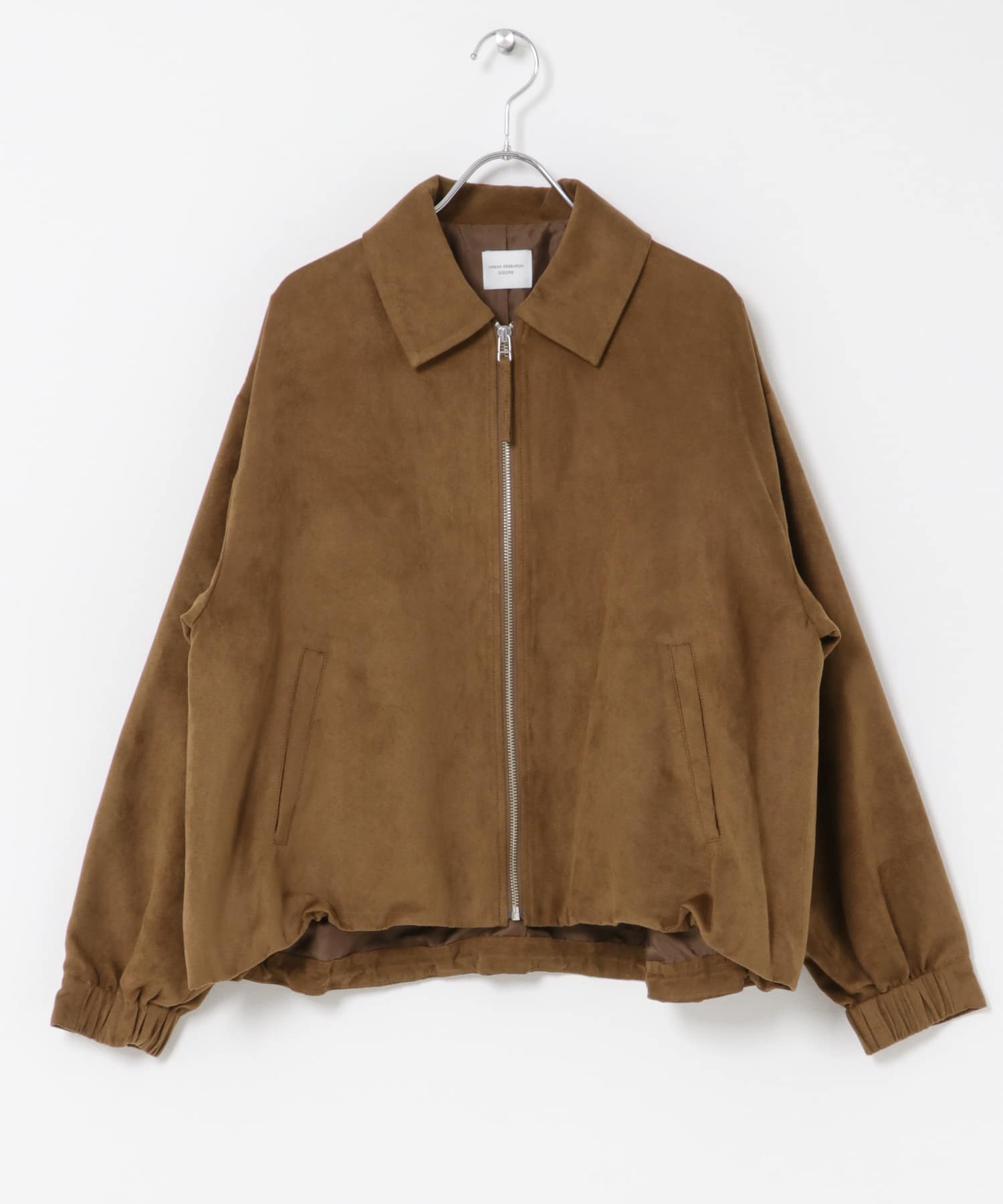 スウェードライクブルゾン CAMEL Free