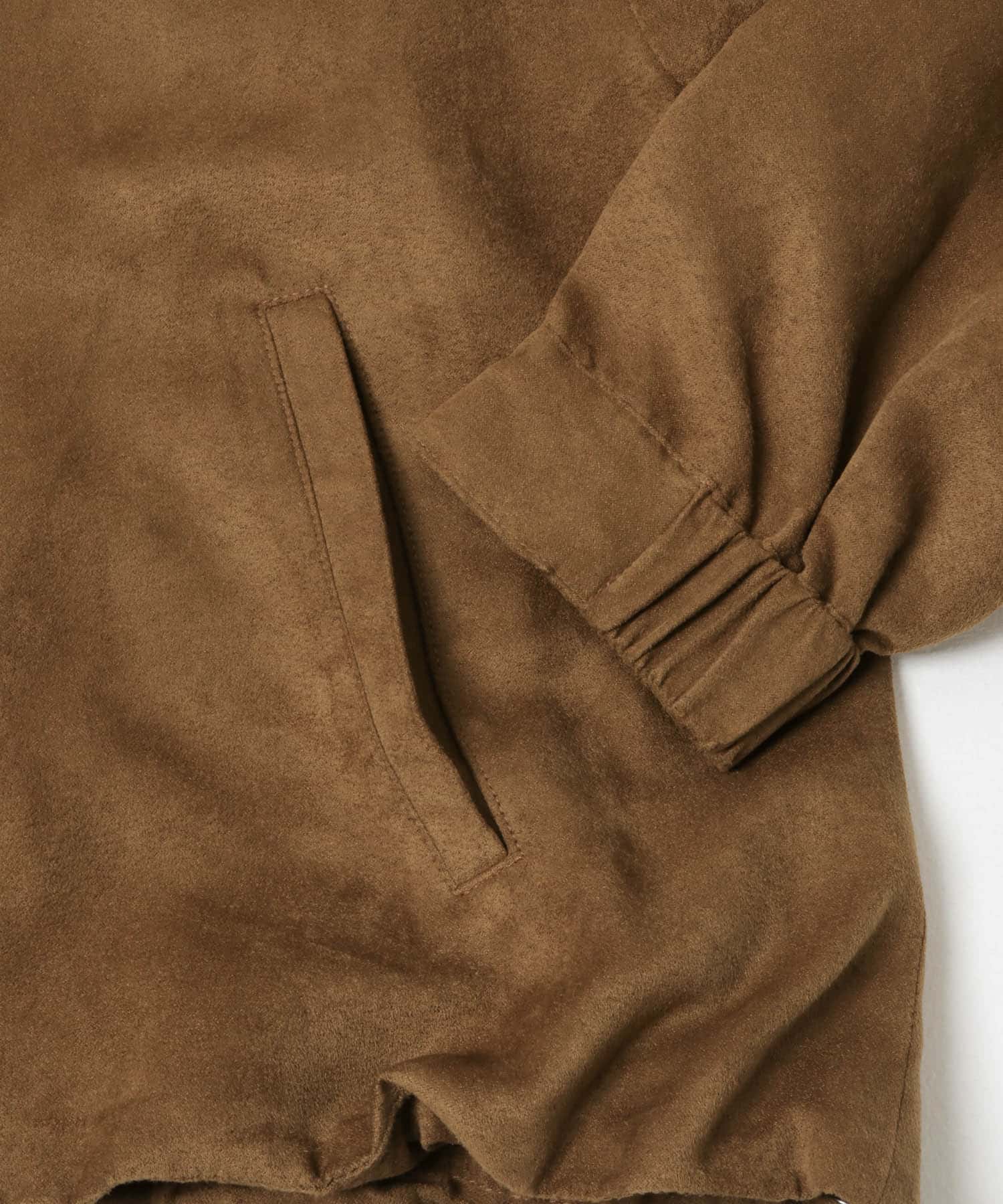 スウェードライクブルゾン CAMEL Free