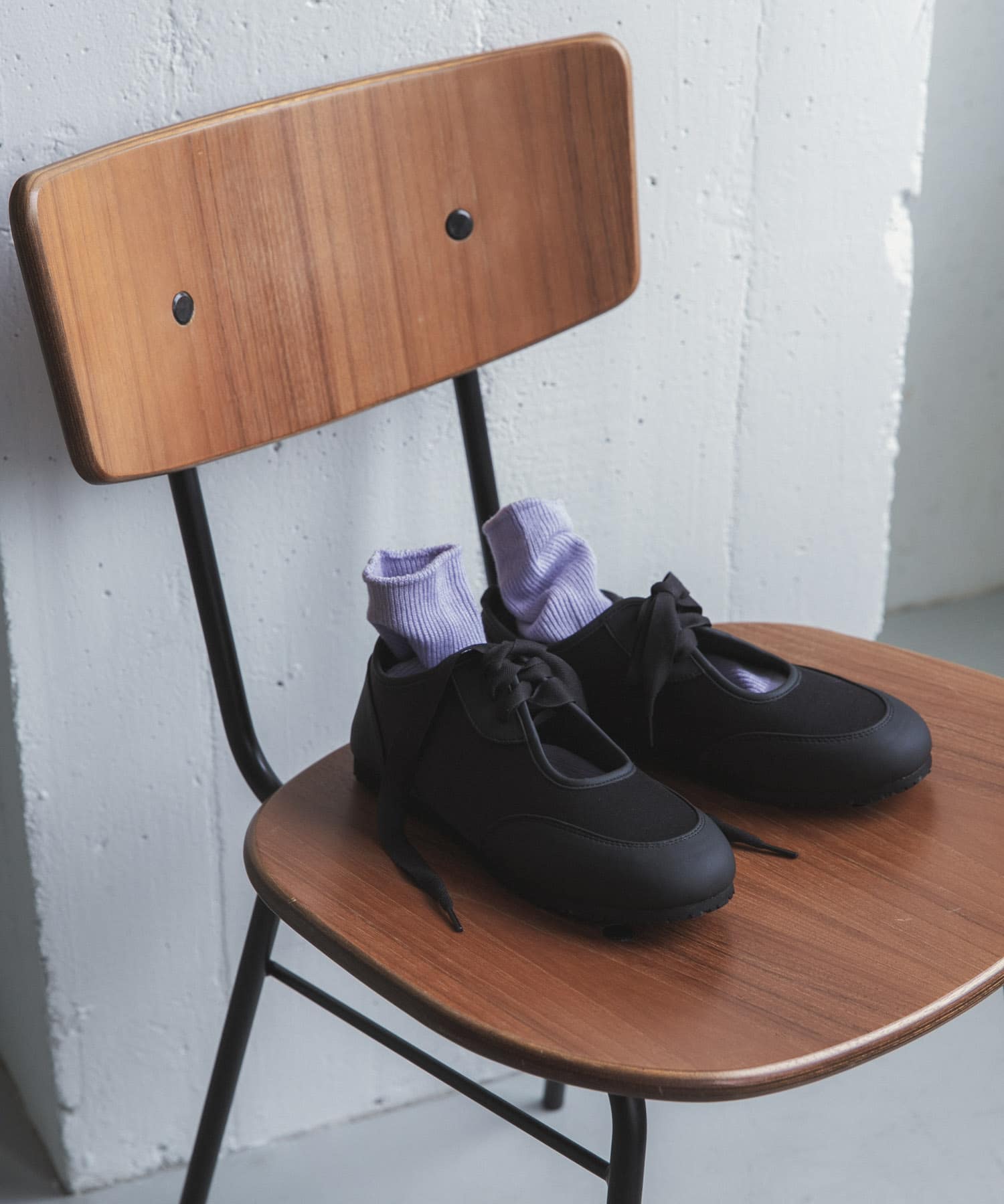 レースアップバレエスニーカー(36 BLACK): シューズ｜URBAN RESEARCH