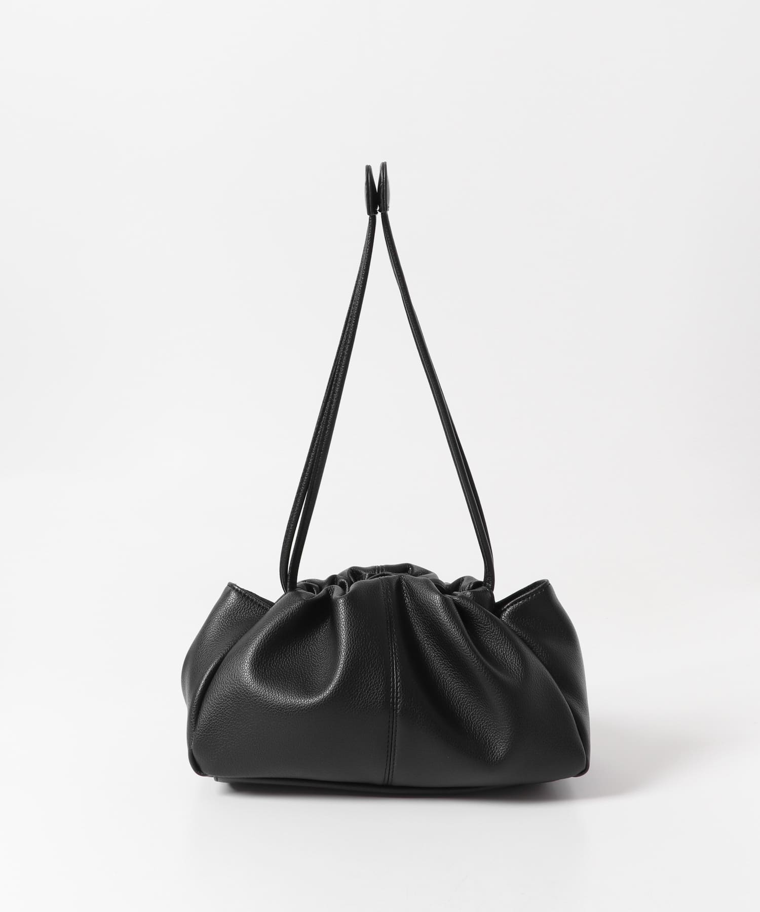 2way巾着ショルダー BLACK -
