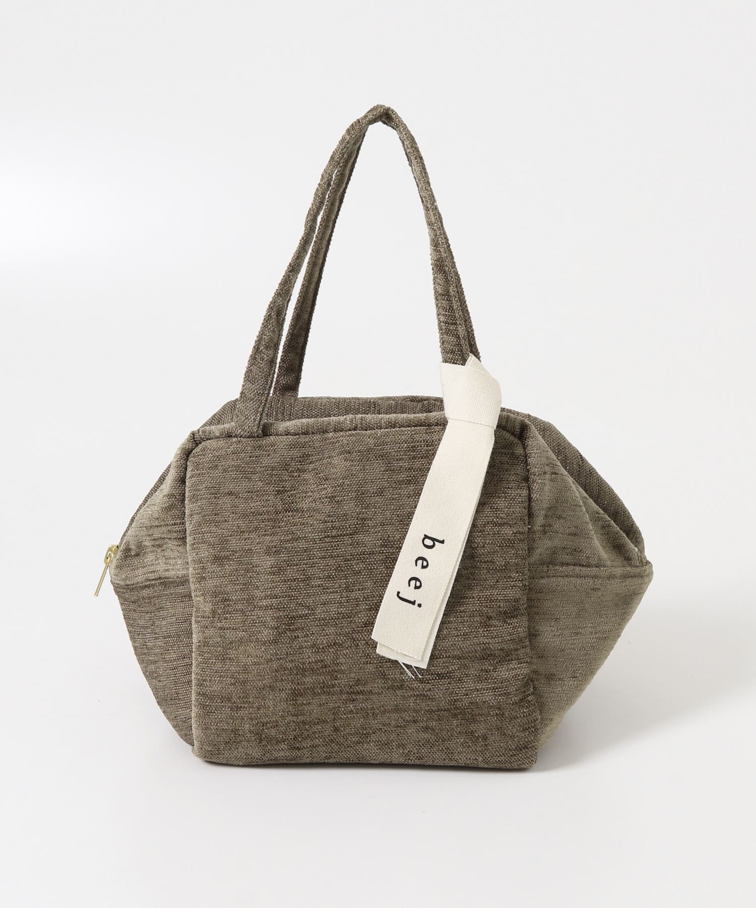 別注』beej×DOORS シェニールハンドバッグ(One MUSTARD): バッグ