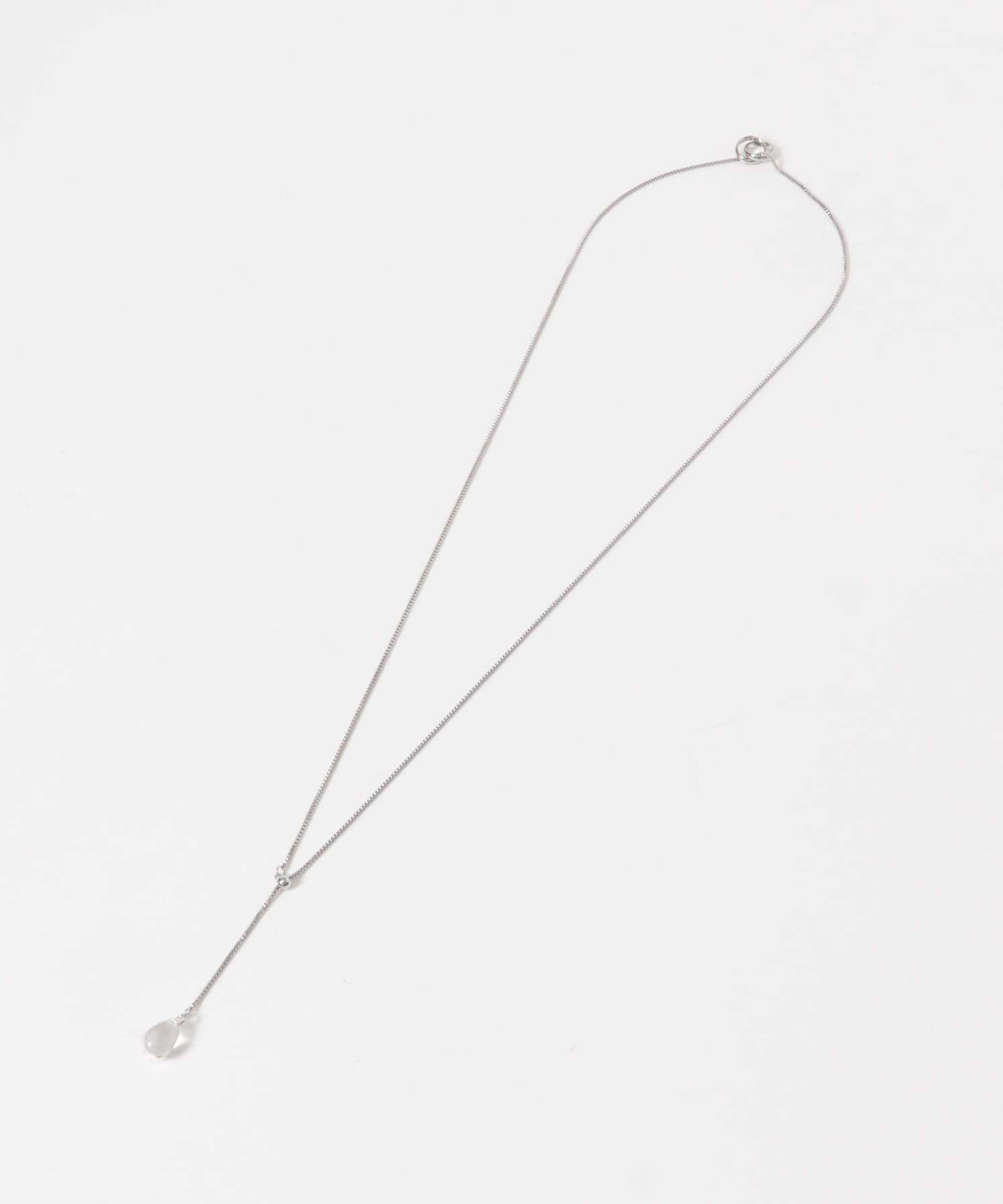 クリアトップ2wayスライドネックレス SILVER One