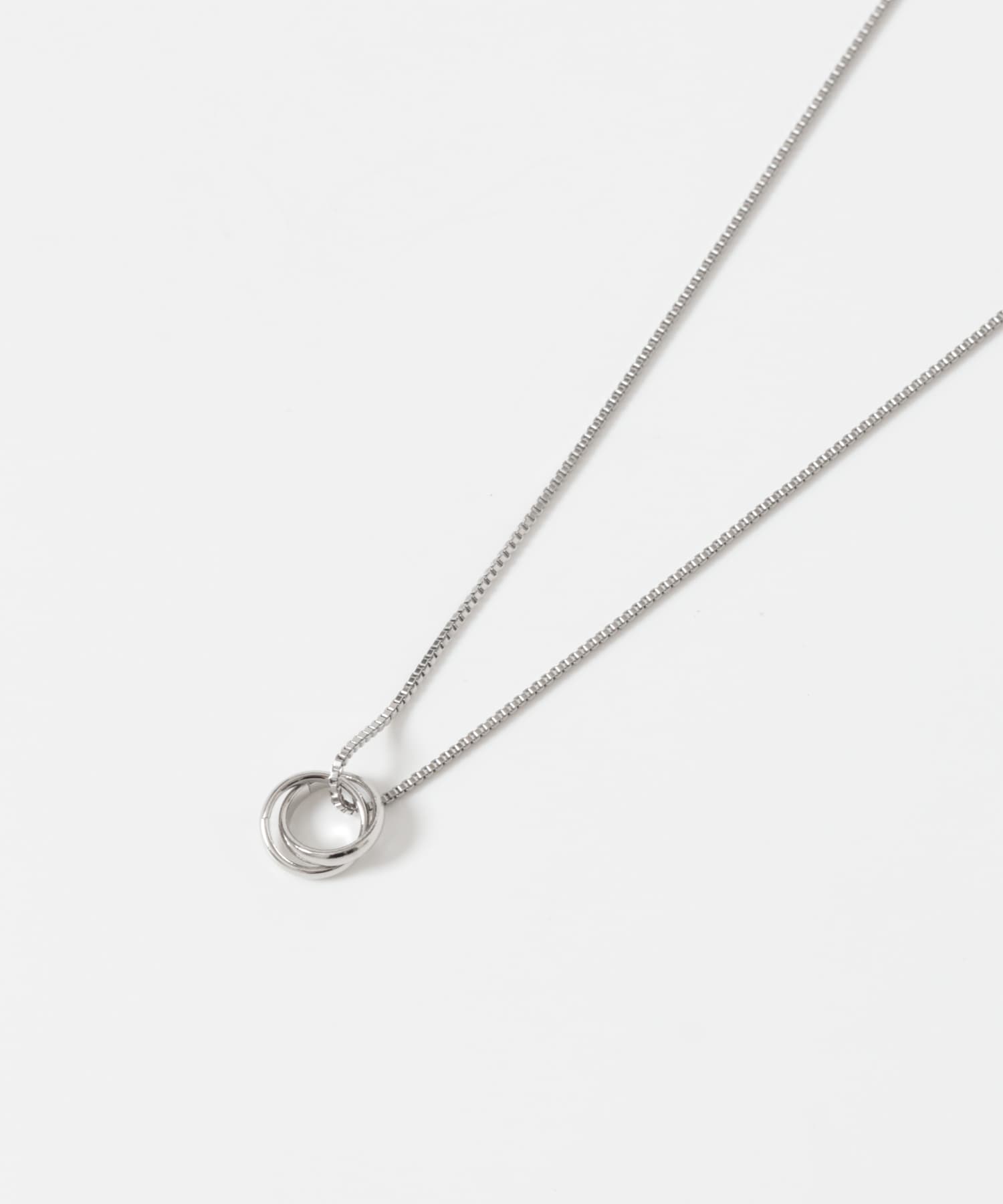 クリアトップ2wayスライドネックレス SILVER One
