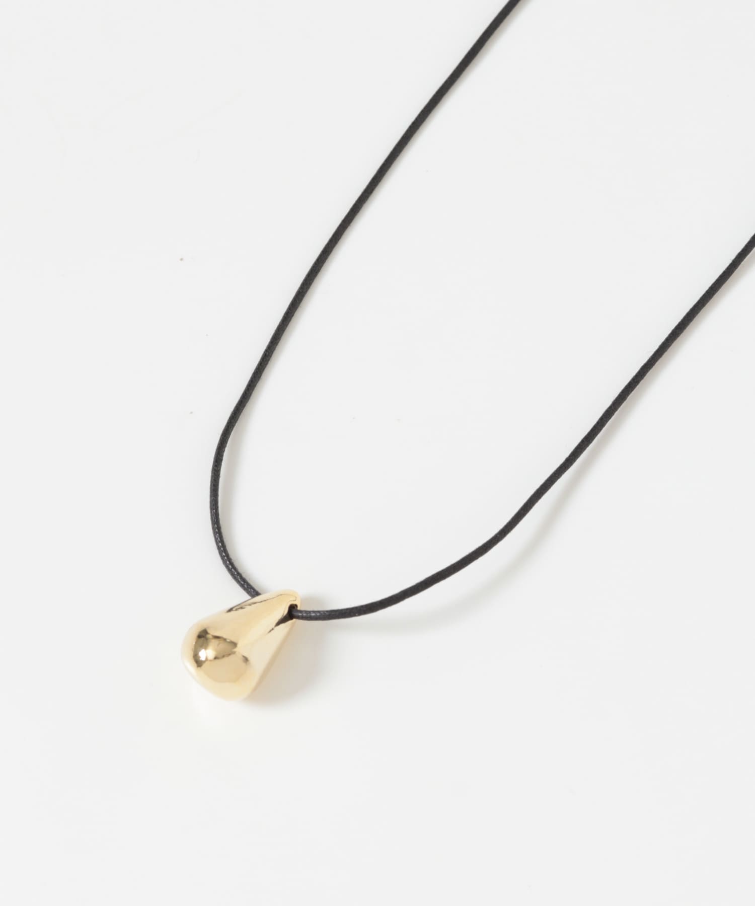 メタルドロップスリムコードネックレス(One SILVER): アクセサリー