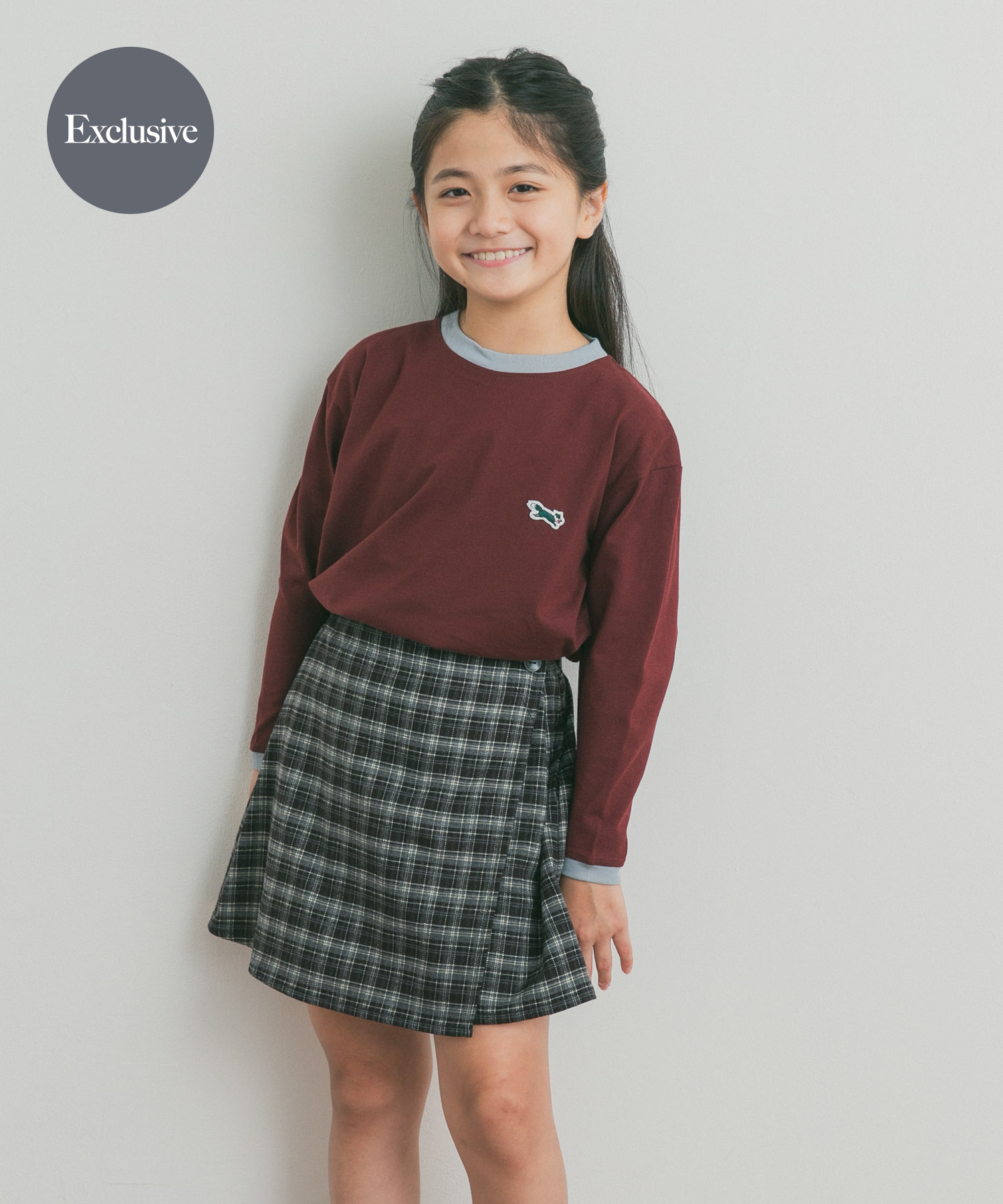 『別注』PENNEYS×DOORS　THE FOX 配色ロングスリーブTシャツ(KIDS)