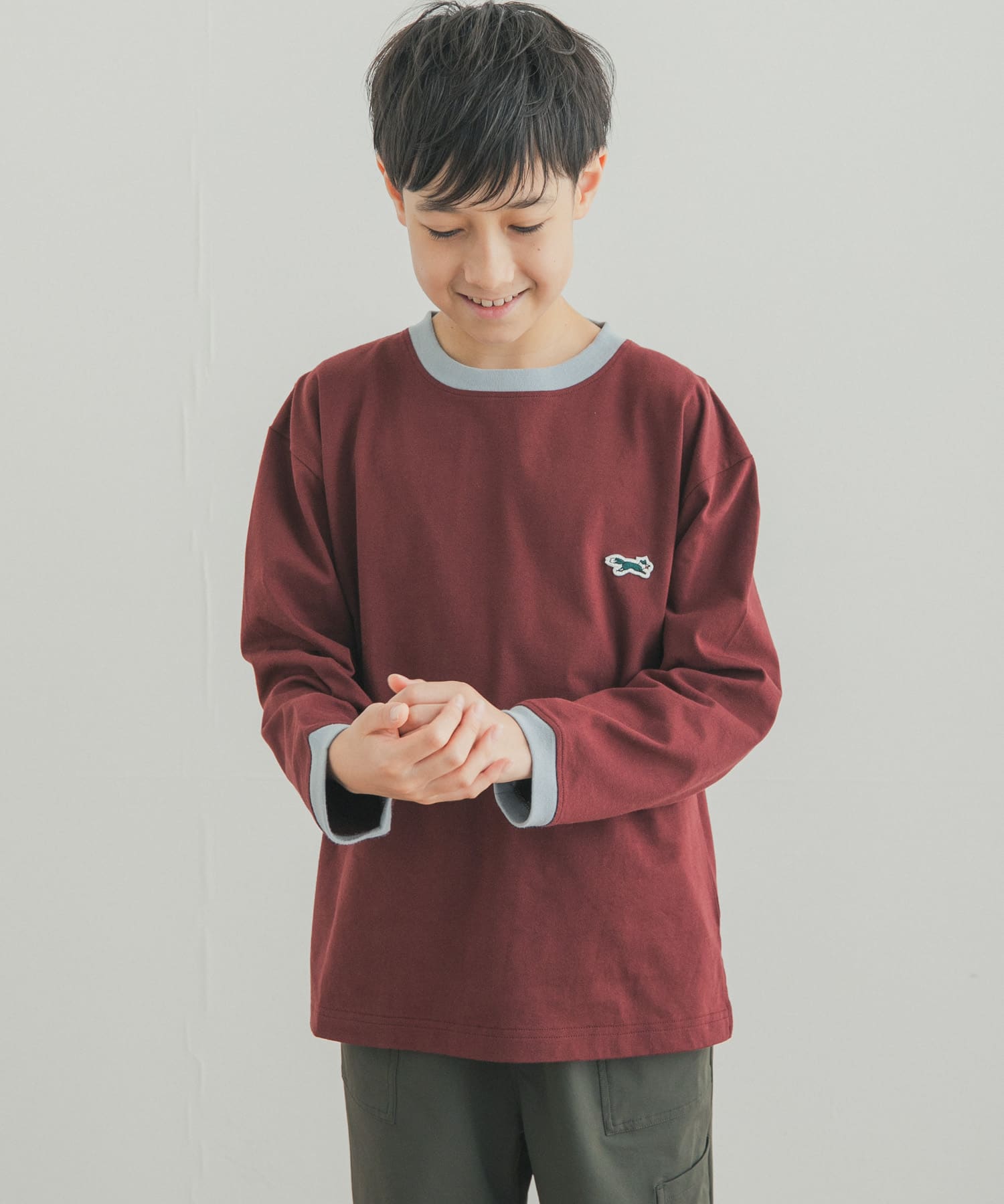 『150サイズ』『別注』PENNEYS×DOORS　THE FOX配色ロングスリーブTシャツ(KIDS)