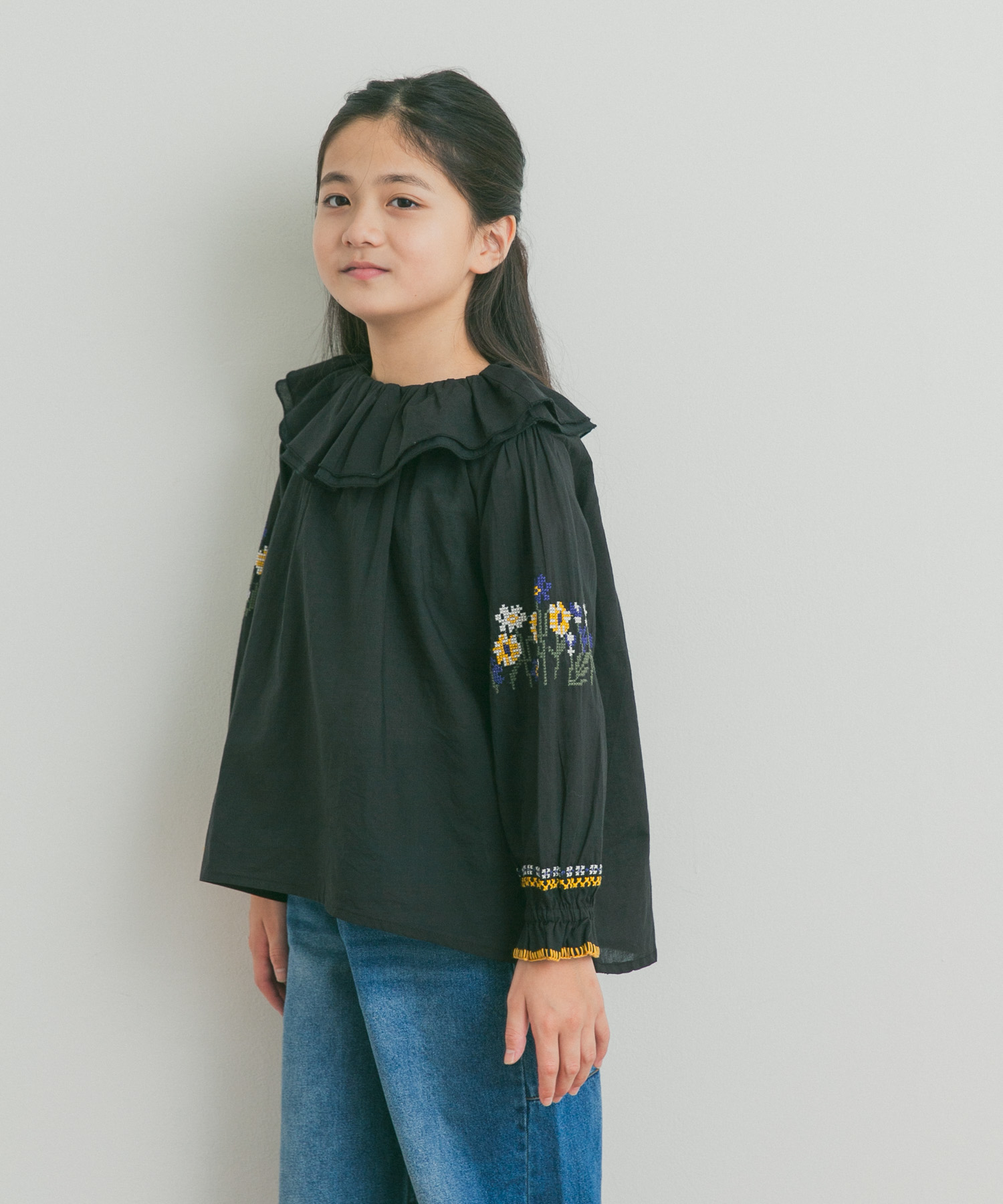クロスステッチブラウス(KIDS)