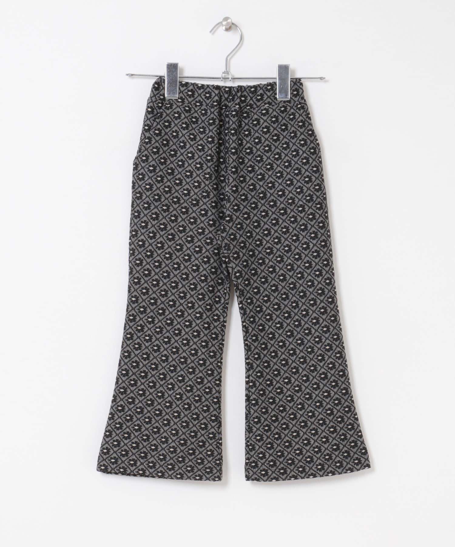『150サイズあり』フラワージャガードパンツ(KIDS) BLACK 105(100-110)