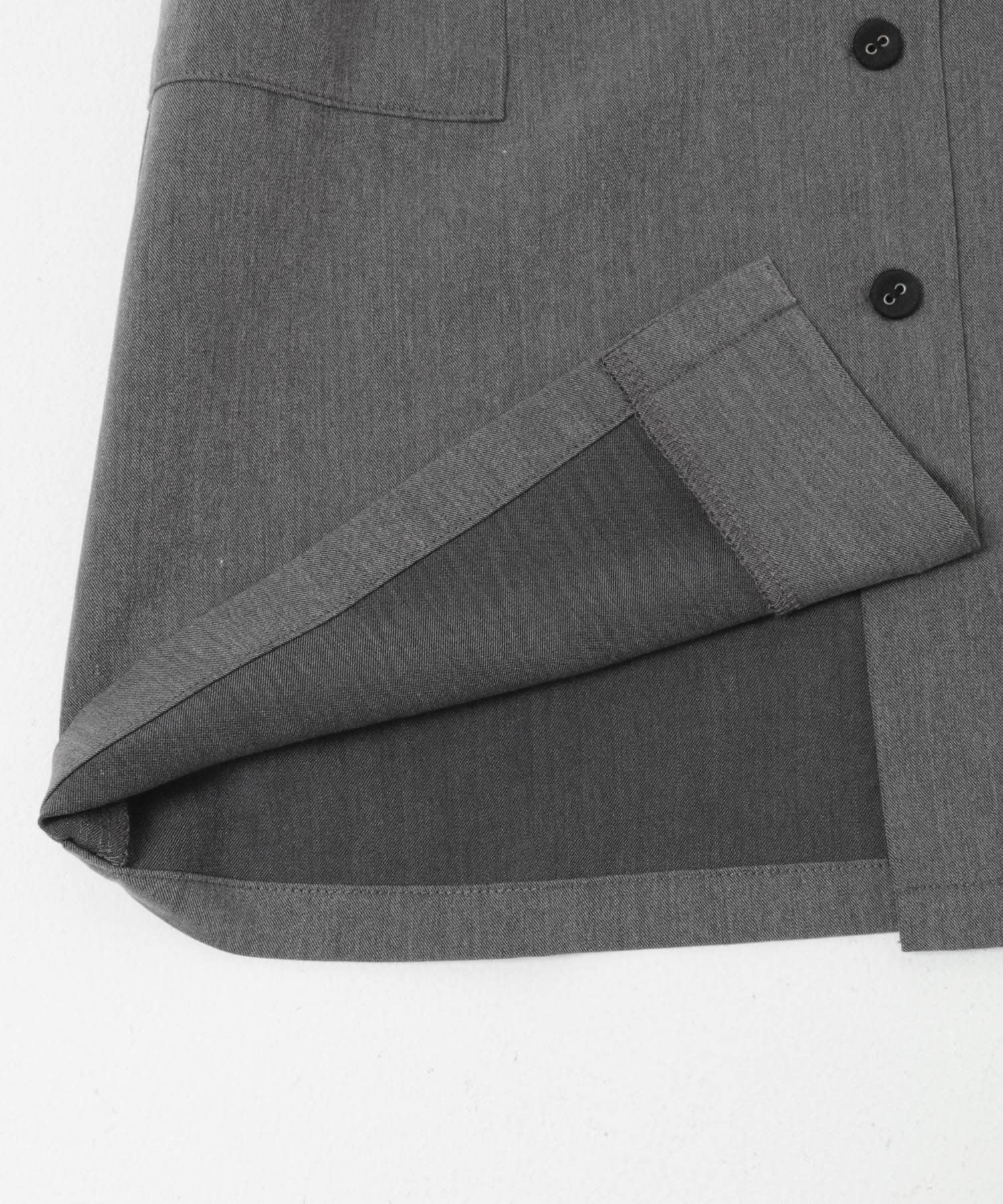『150サイズ』配色釦ジャンスカ(KIDS) CHARCOAL 150(145-155)