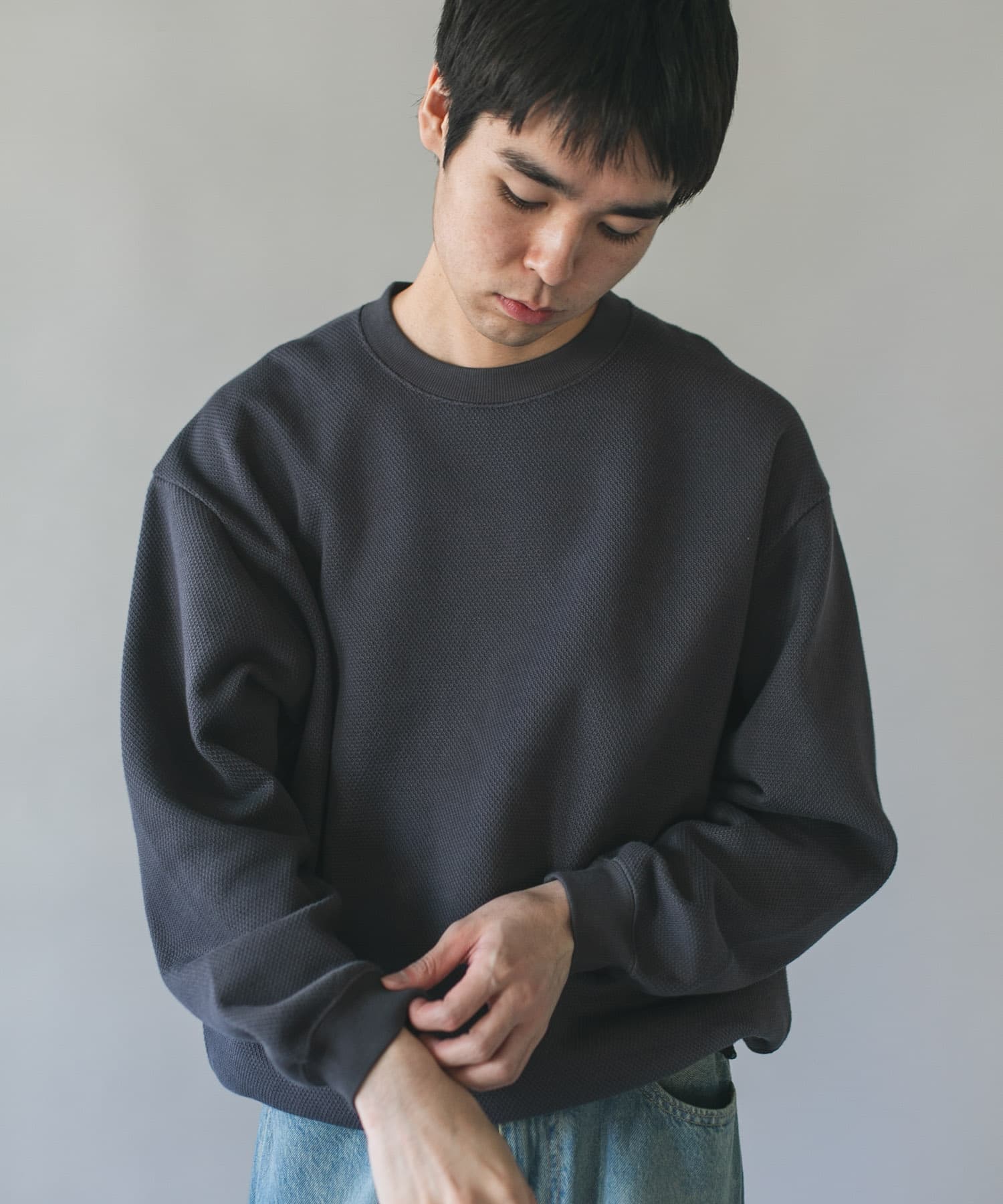 度詰 カノコ ダブルフェイスプルオーバー(M CREAM): トップス｜URBAN