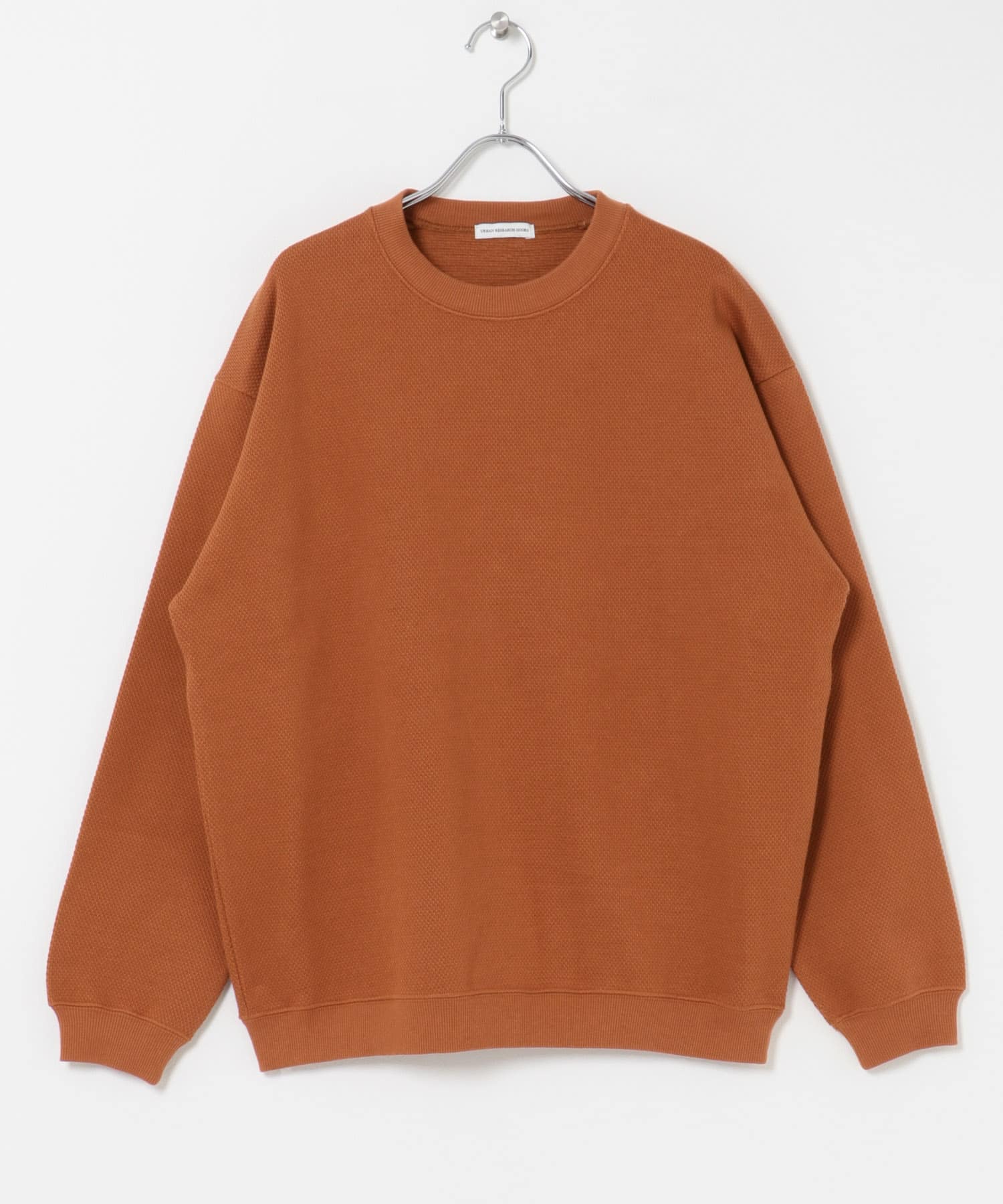 度詰 カノコ ダブルフェイスプルオーバー TERRACOTTA M