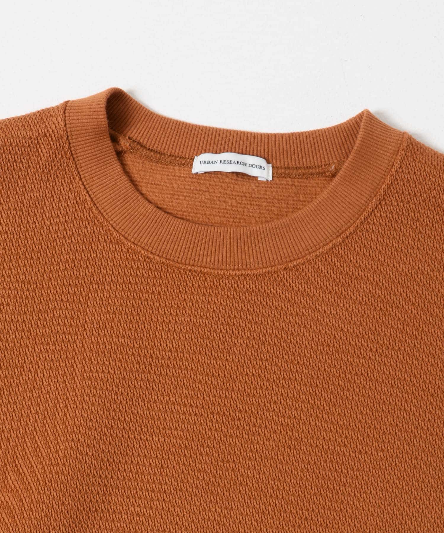 度詰 カノコ ダブルフェイスプルオーバー TERRACOTTA M
