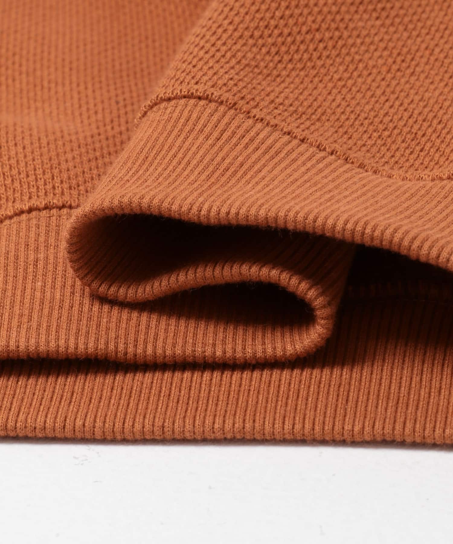 度詰 カノコ ダブルフェイスプルオーバー TERRACOTTA M