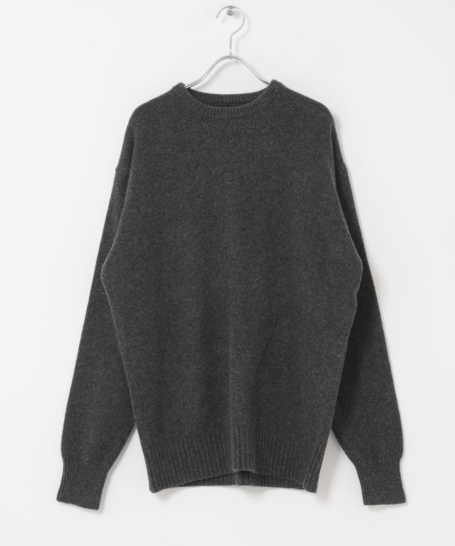 Lamb Wool Crew-Neck Knit