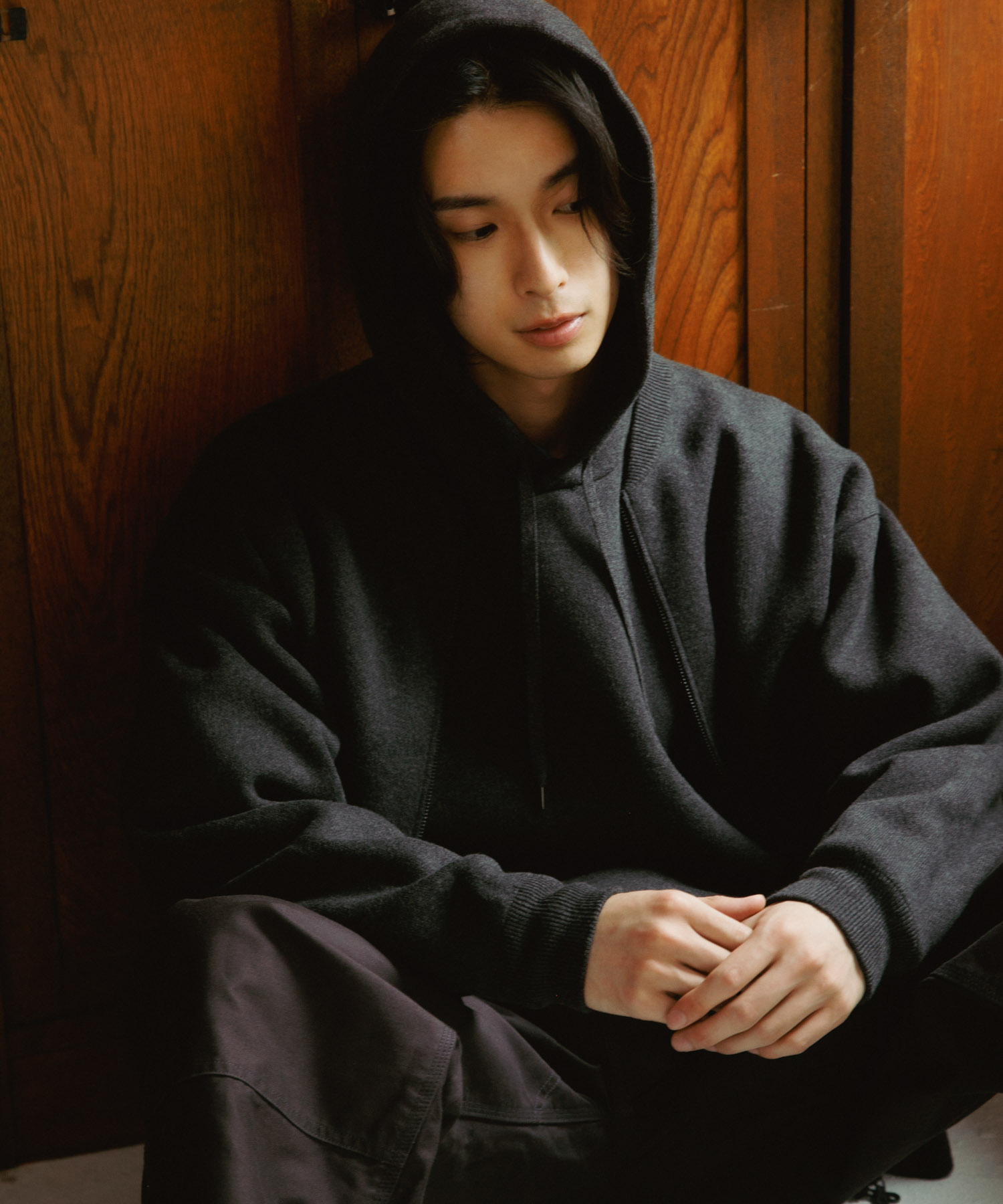 CottonCashmere ZipBlouson