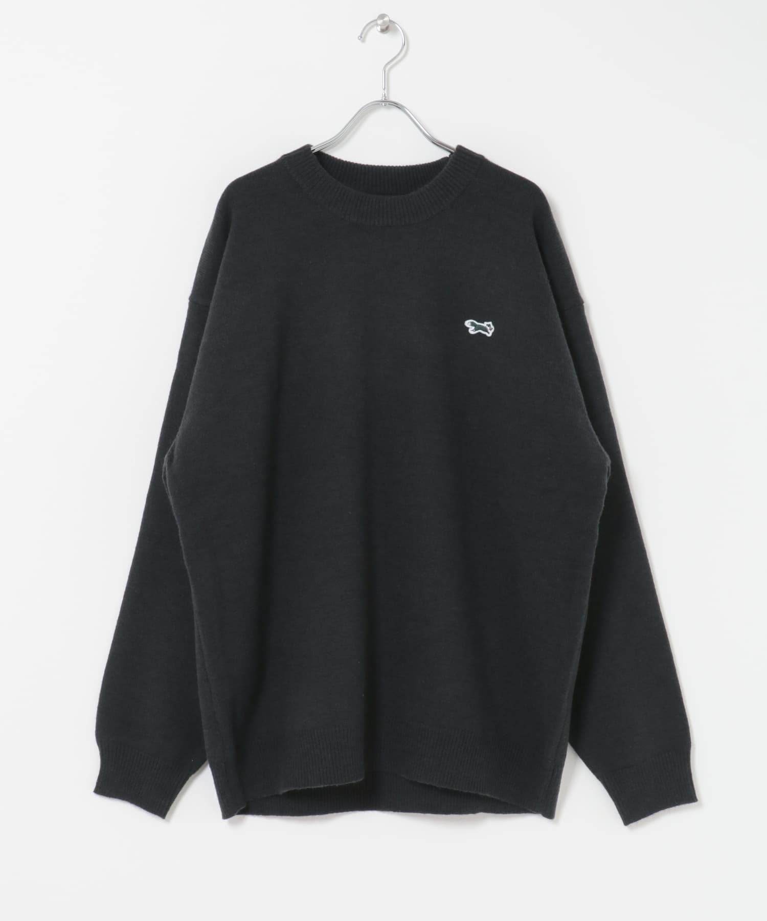 別注』PENNEYS×DOORS THE FOX クルーネック スフレニット(M CHARCOAL
