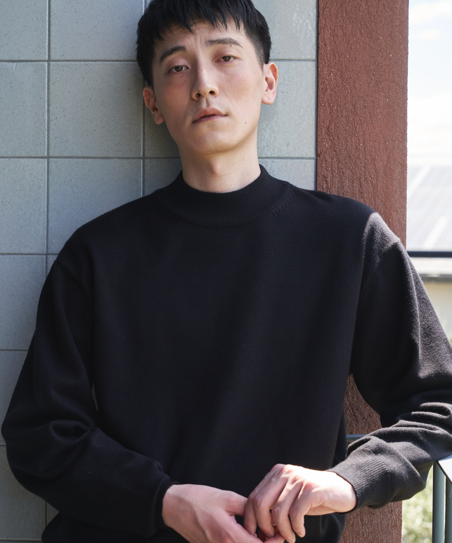 『UR TECH』200日ニット モックネック