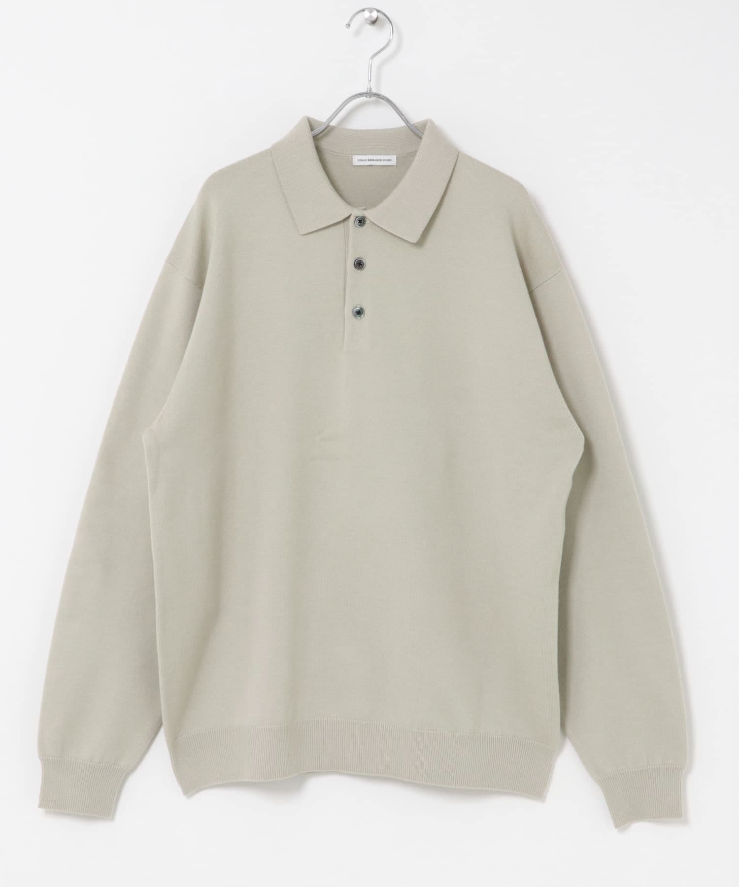 『UR TECH』200日ニット ポロ 26AW GREIGE M
