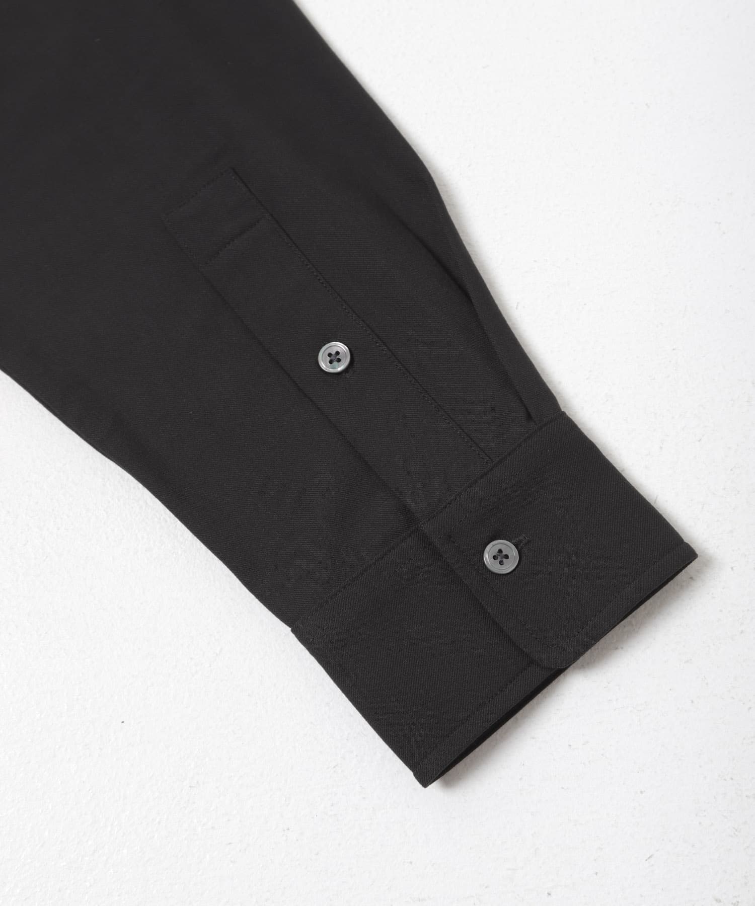 TW レギュラーカラーロングスリーブシャツ BLACK M