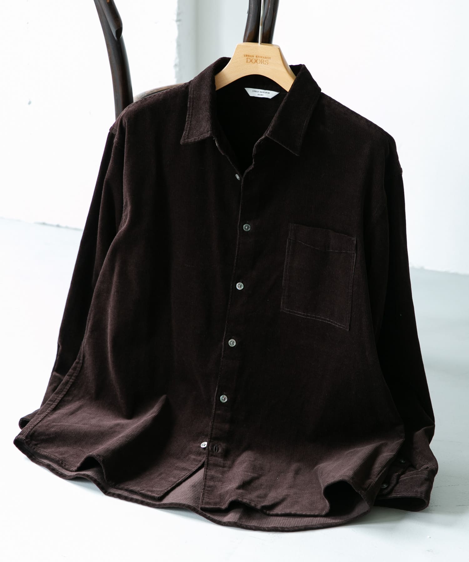 『WEB限定』コーデュロイレギュラーカラーシャツ