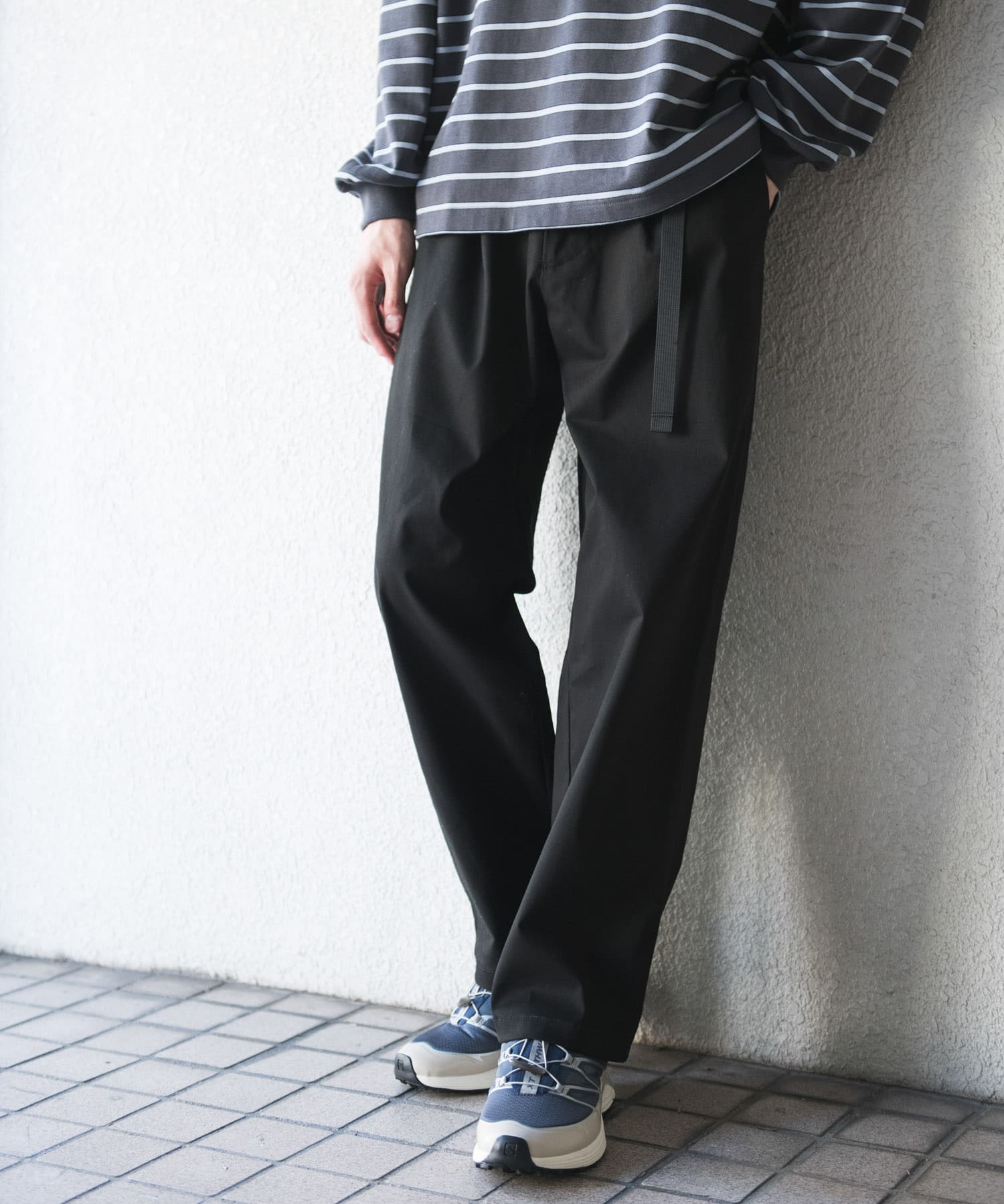 WEB限定』ウェビングベルトチノパンツ(S BLACK): ボトム｜URBAN