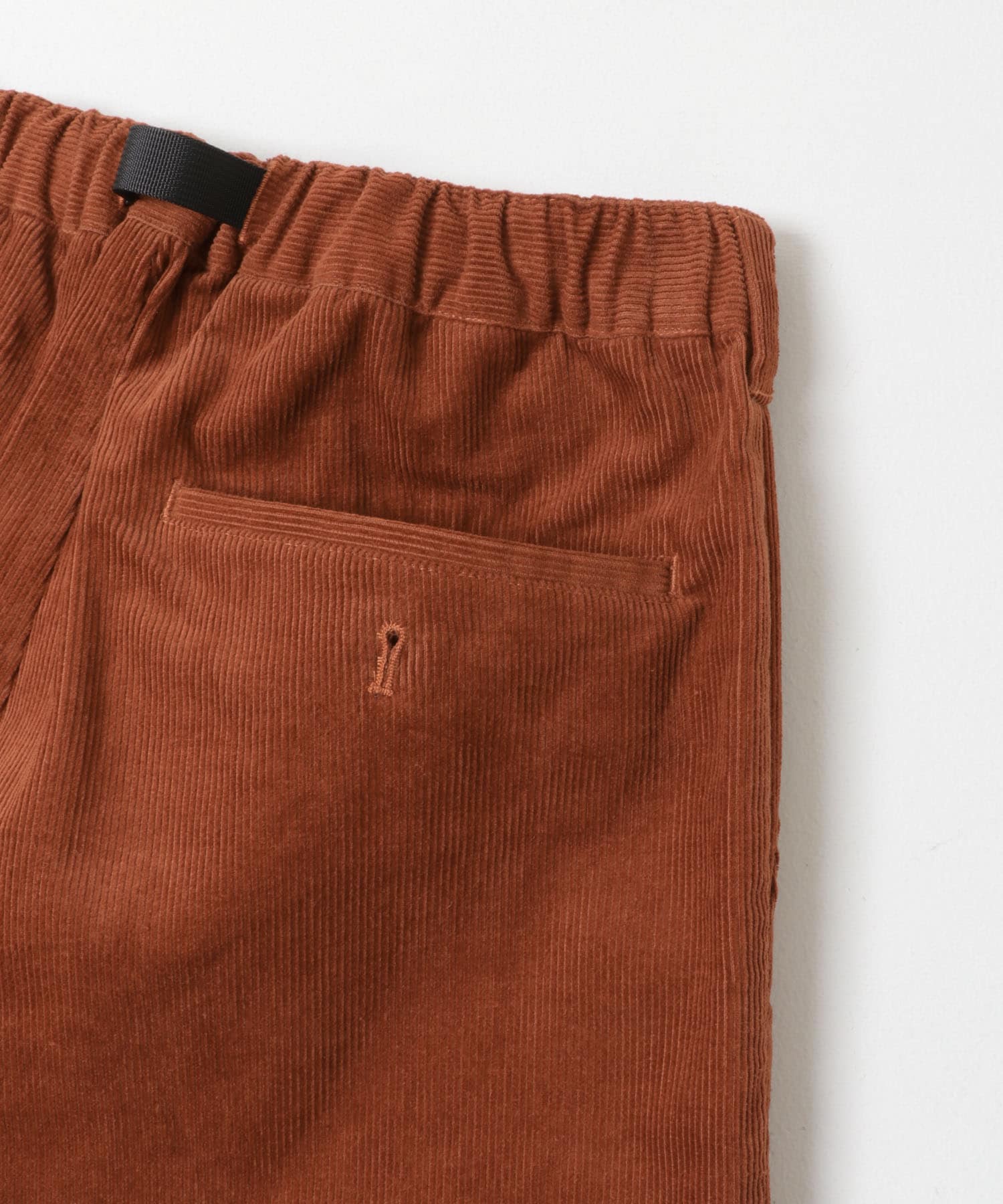 『WEB限定』ウェビングベルトコーデュロイトラウザー TERRACOTTA S
