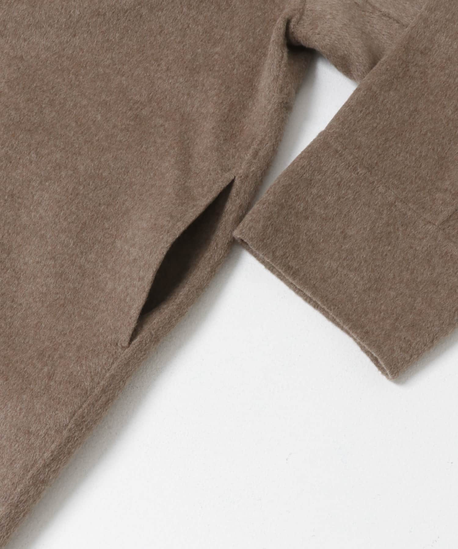 ウールリバーミドルガウンコート 26AW 杢BROWN Free